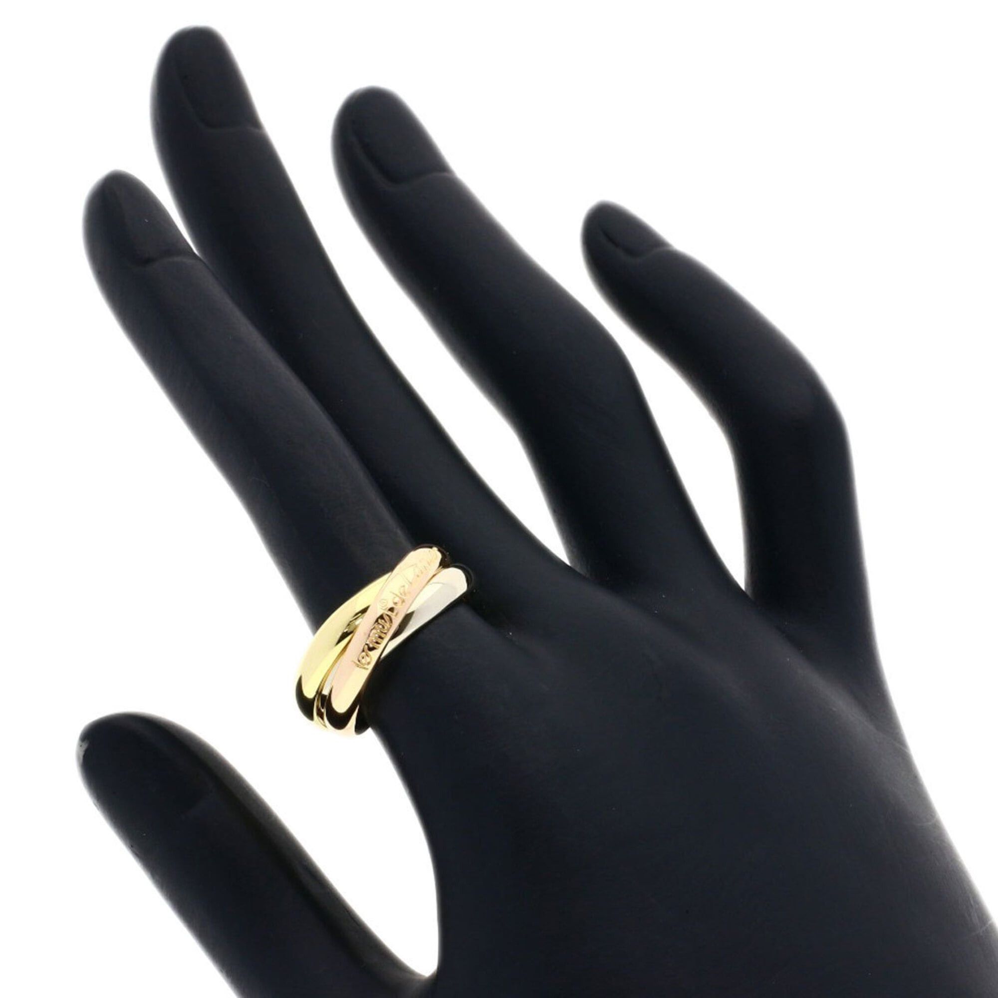 Cartier Cartier Trinity #53 Ring - 18K Yellow Gold/18K Pink White Gold Women's CARTIER Size ONE SIZE - 4 Thumbnail
