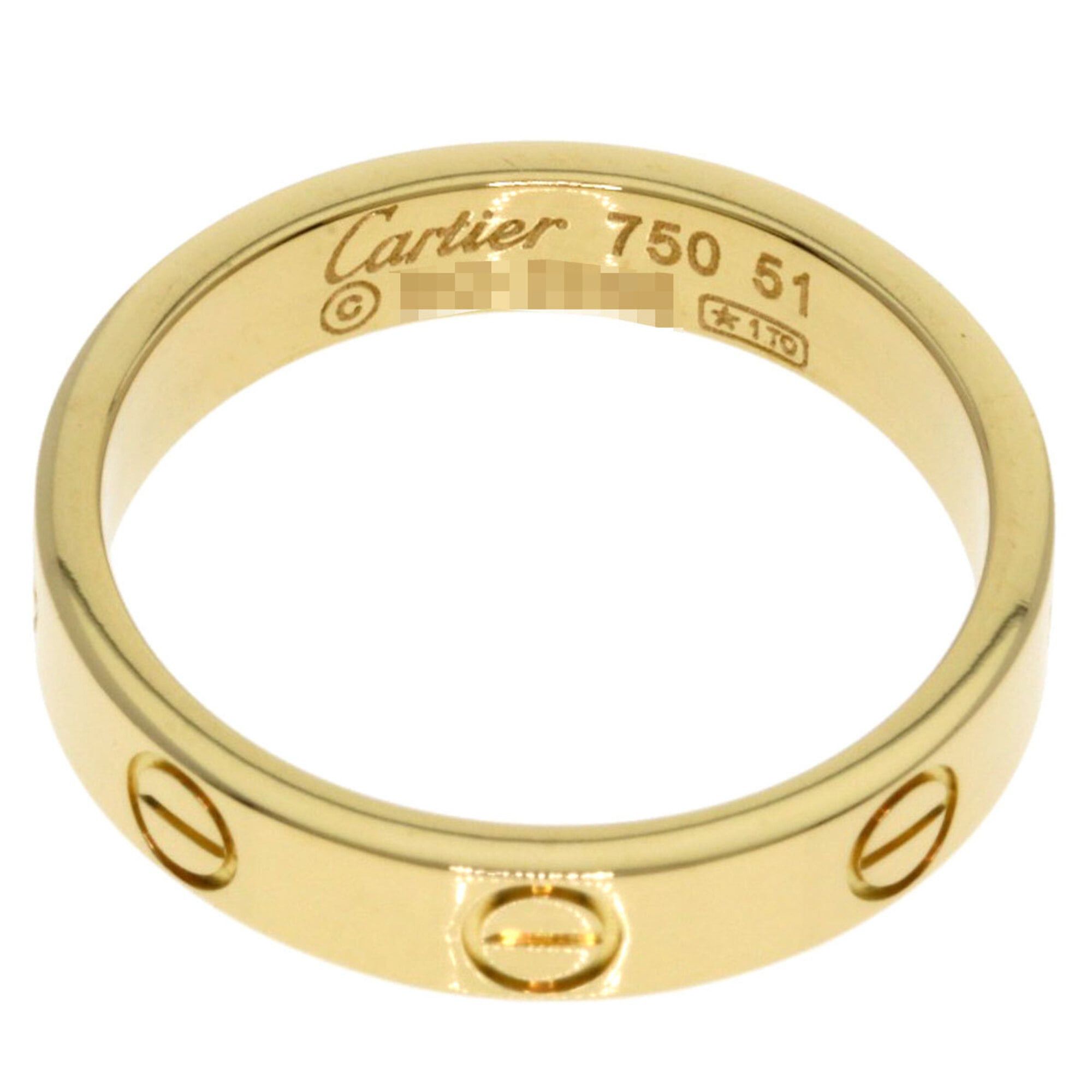 Cartier Cartier Love Ring #51, 18K Yellow Gold, Women's Ring, CARTIER Size ONE SIZE - 4 Thumbnail
