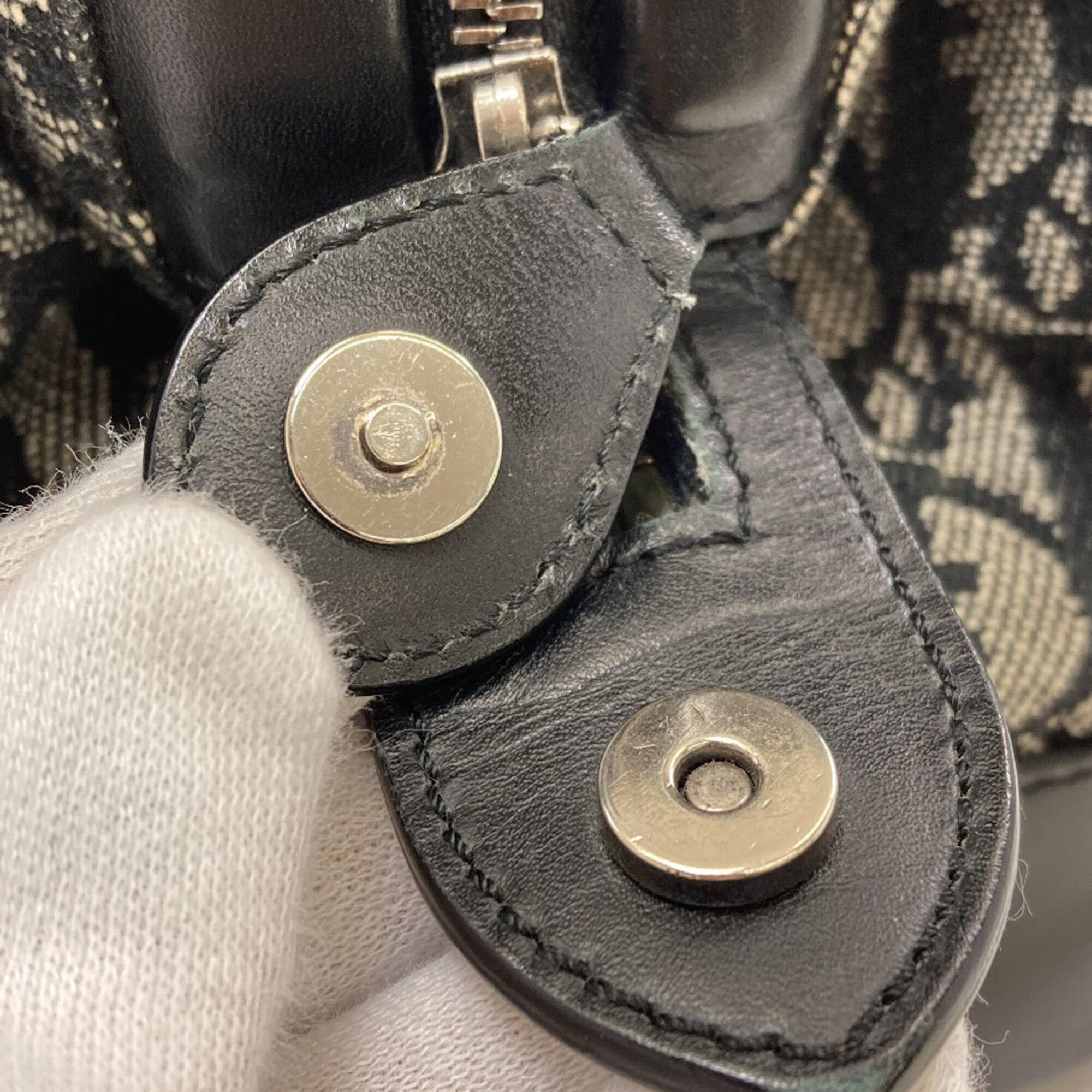 Dior Christian Dior Trotter Pattern Canvas Handbag for Women Size ONE SIZE - 16 Thumbnail