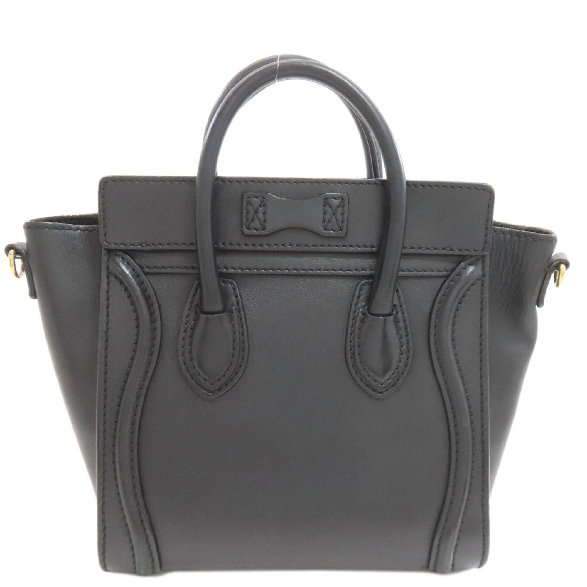 Celine Celine Luggage Nano 2-Way Handbag, Calfskin, Women's CELINE Size ONE SIZE - 2 Thumbnail