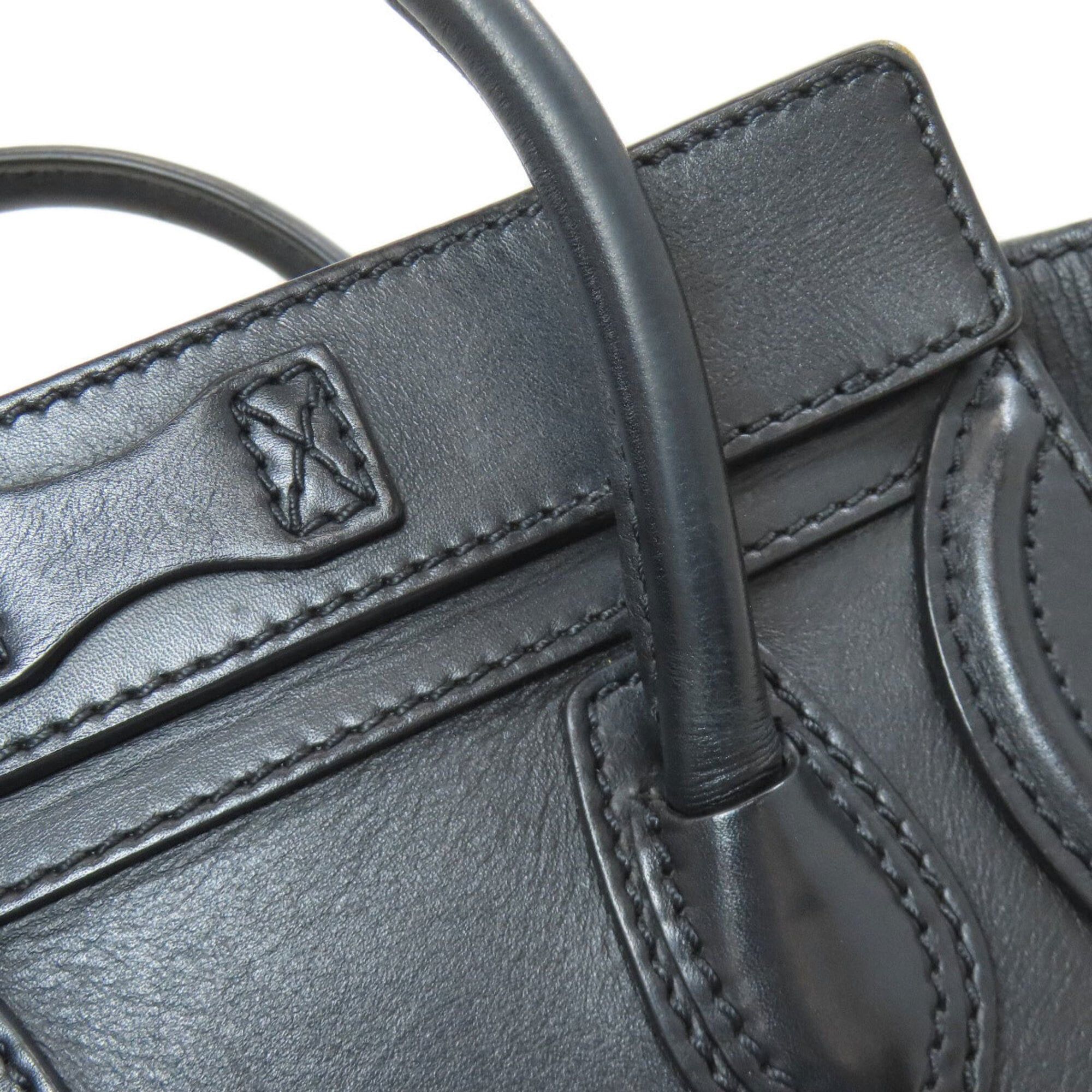 Celine Celine Luggage Nano 2-Way Handbag, Calfskin, Women's CELINE Size ONE SIZE - 17 Thumbnail