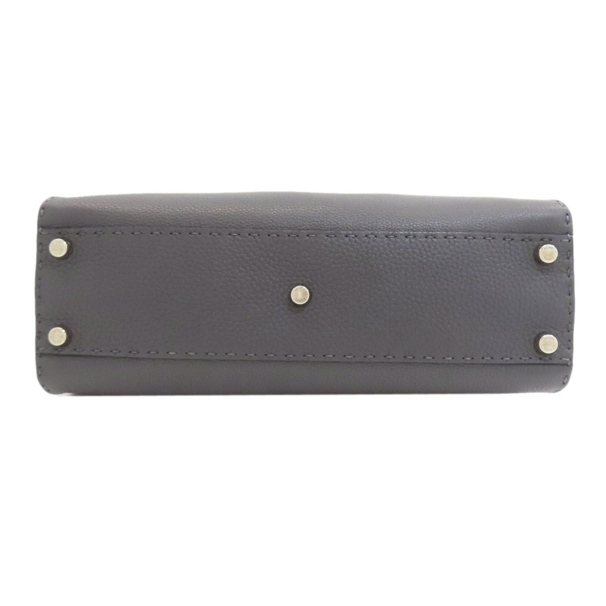 Fendi Fendi Peekaboo Medium Selleria 2-Way Handbag, Calfskin, Women's FENDI Size ONE SIZE - 4 Thumbnail