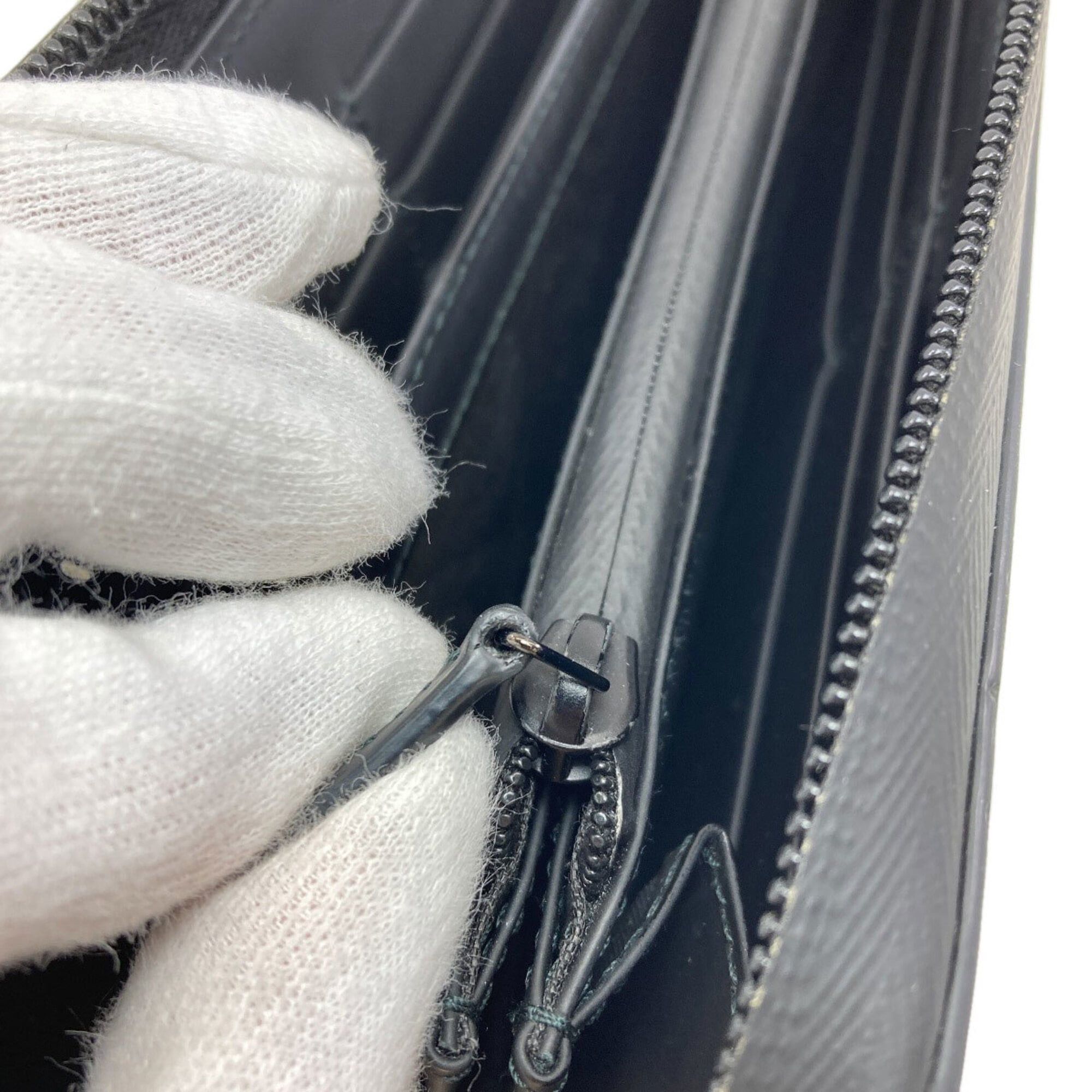 Gucci Gucci 771421 Round Zipper GG Long Wallet (with coin purse) Rubber Women's GUCCI Size ONE SIZE - 10 Thumbnail