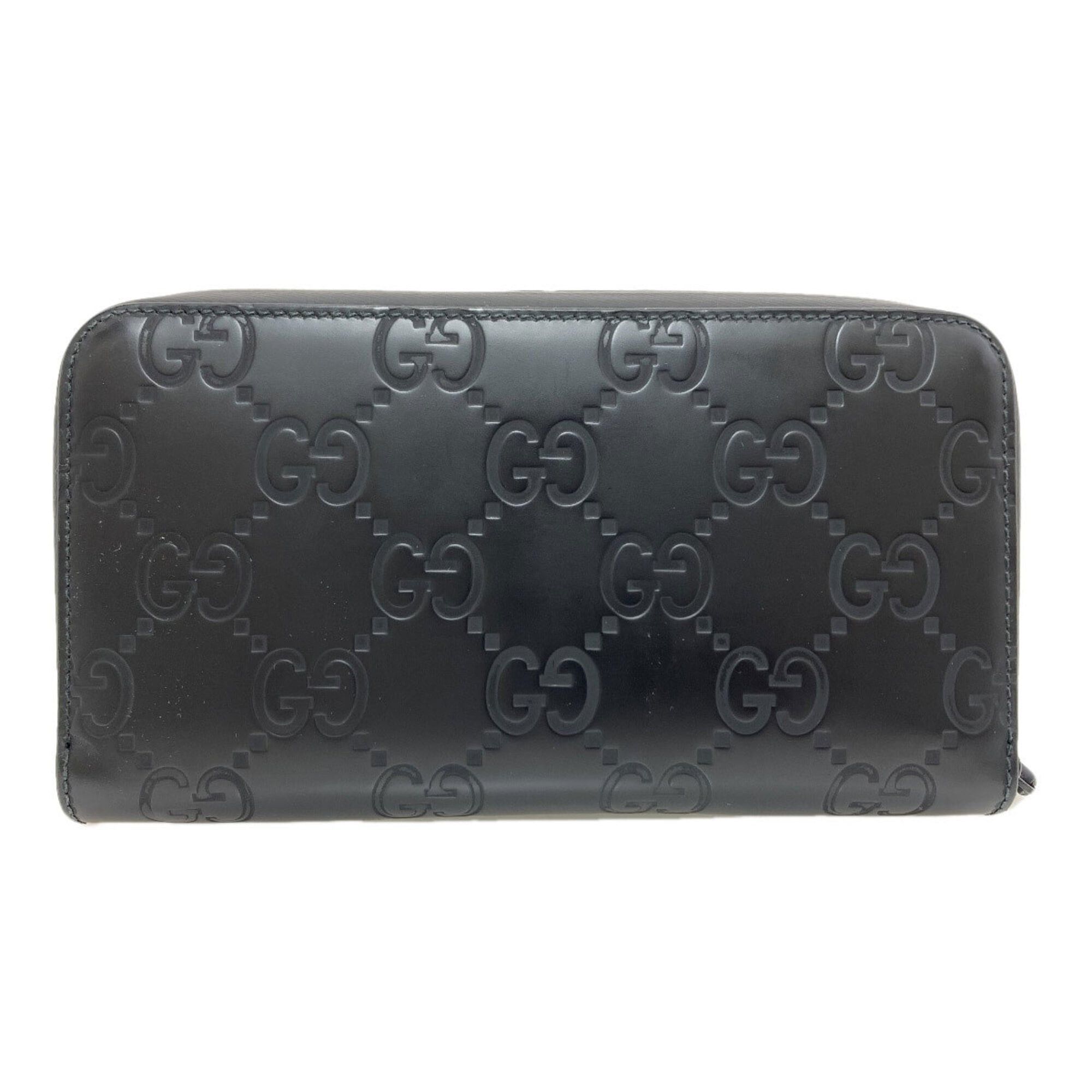 Gucci Gucci 771421 Round Zipper GG Long Wallet (with coin purse) Rubber Women's GUCCI Size ONE SIZE - 2 Thumbnail