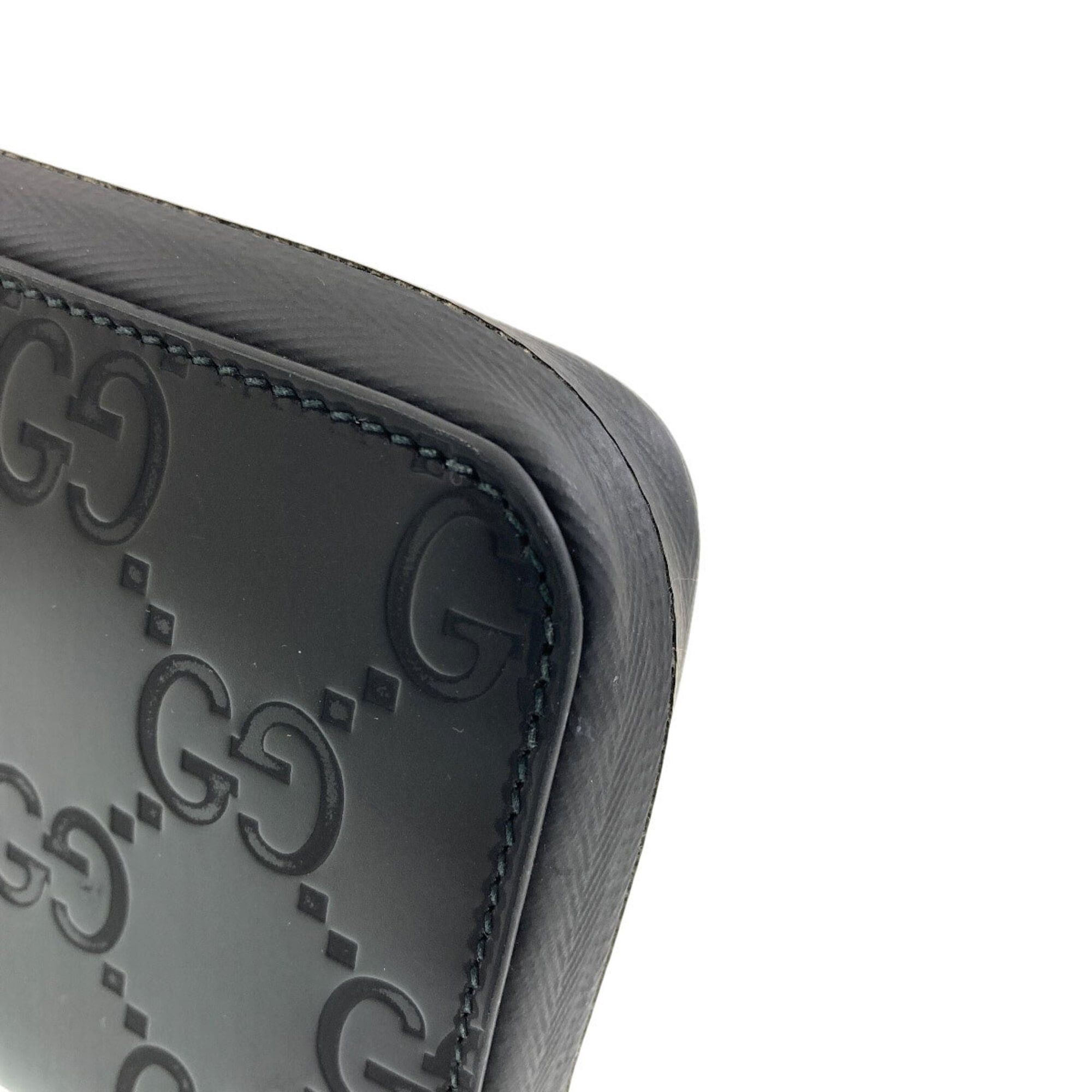 Gucci Gucci 771421 Round Zipper GG Long Wallet (with coin purse) Rubber Women's GUCCI Size ONE SIZE - 16 Thumbnail