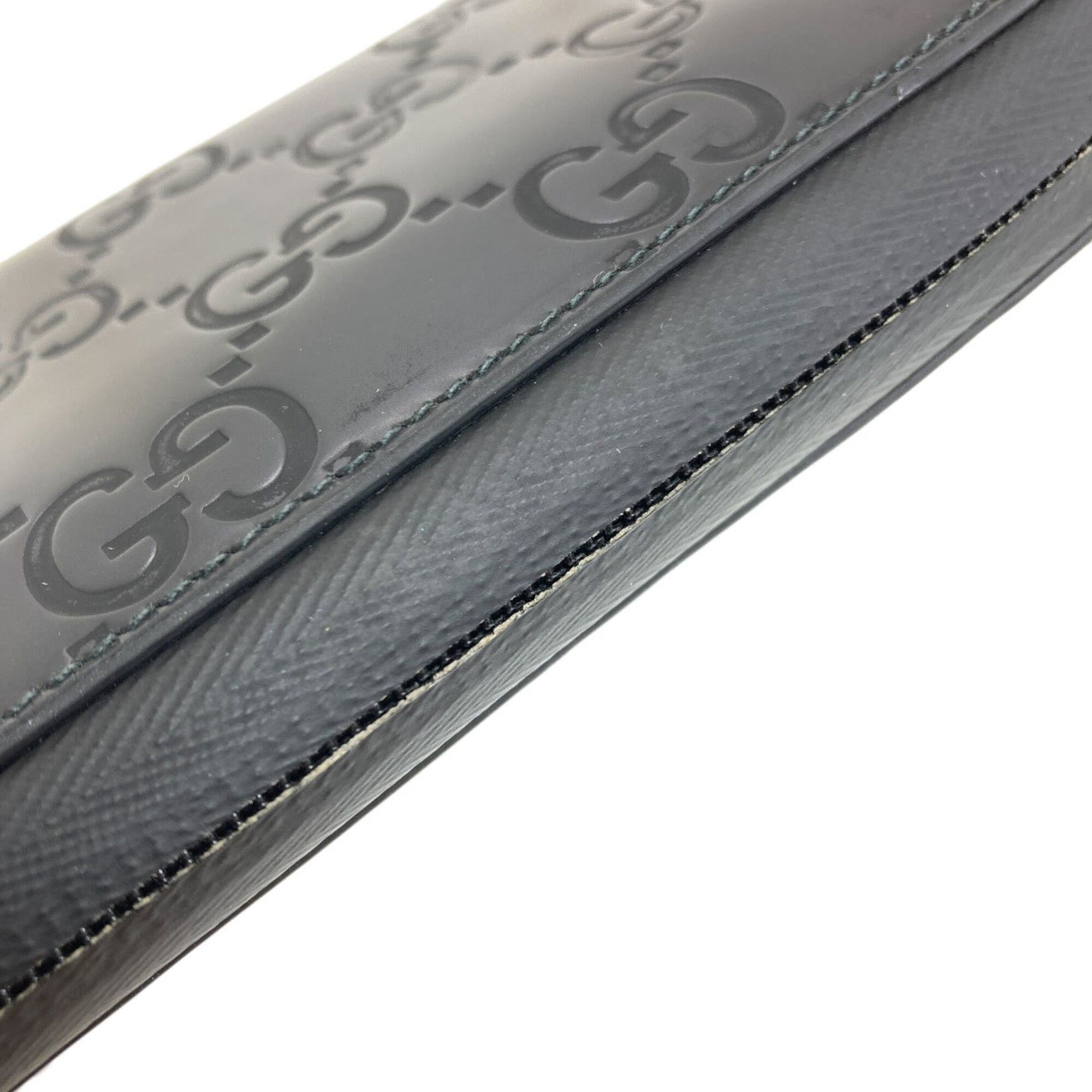 Gucci Gucci 771421 Round Zipper GG Long Wallet (with coin purse) Rubber Women's GUCCI Size ONE SIZE - 13 Thumbnail