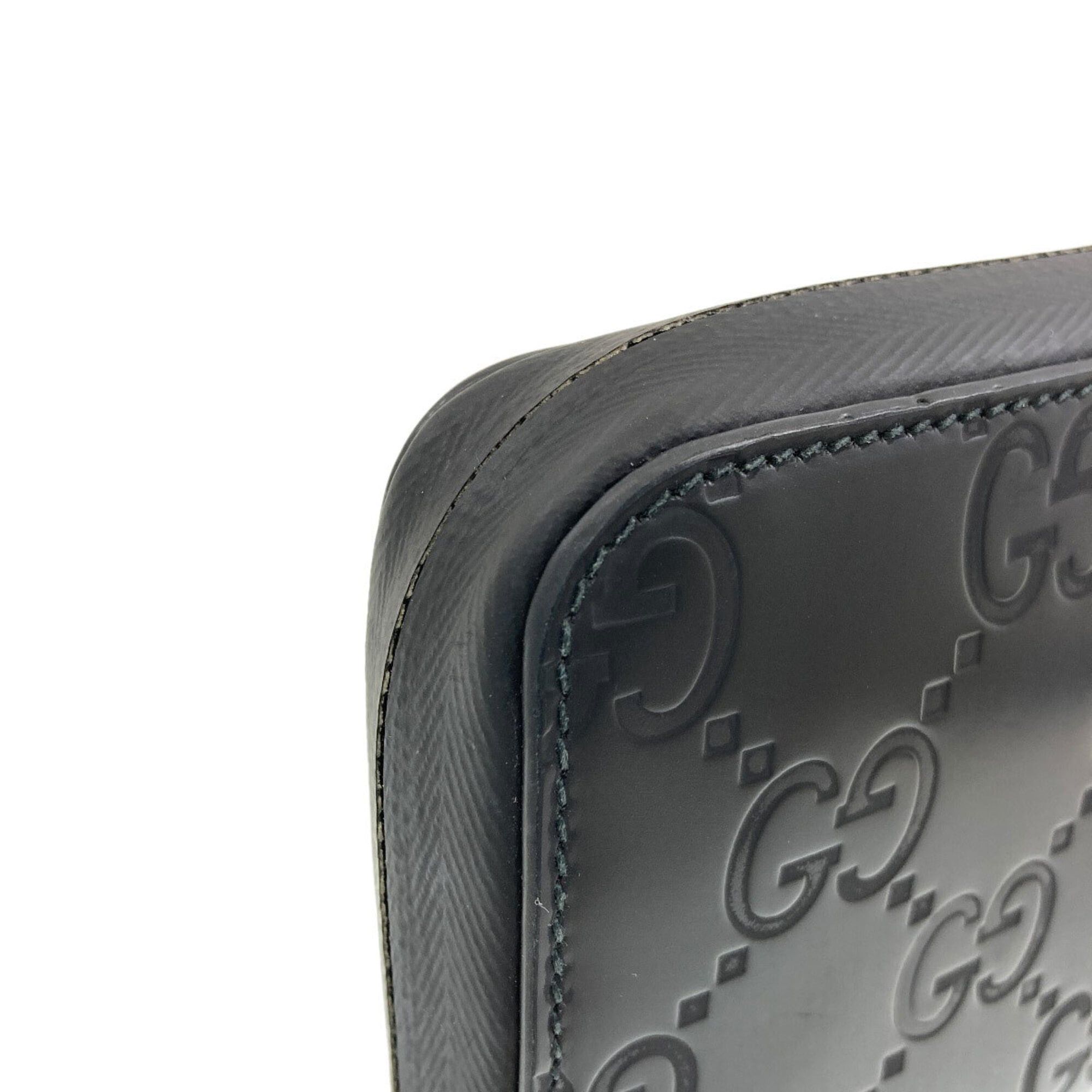 Gucci Gucci 771421 Round Zipper GG Long Wallet (with coin purse) Rubber Women's GUCCI Size ONE SIZE - 17 Thumbnail