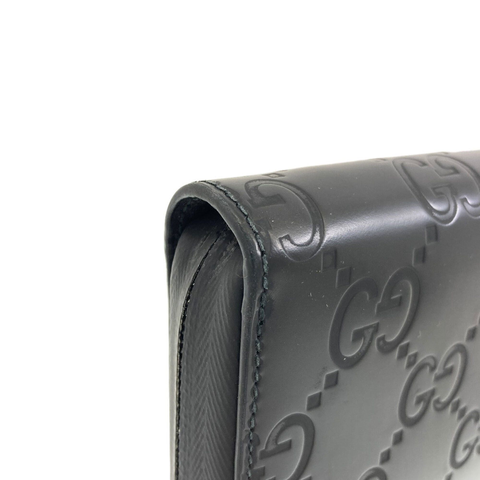 Gucci Gucci 771421 Round Zipper GG Long Wallet (with coin purse) Rubber Women's GUCCI Size ONE SIZE - 19 Thumbnail