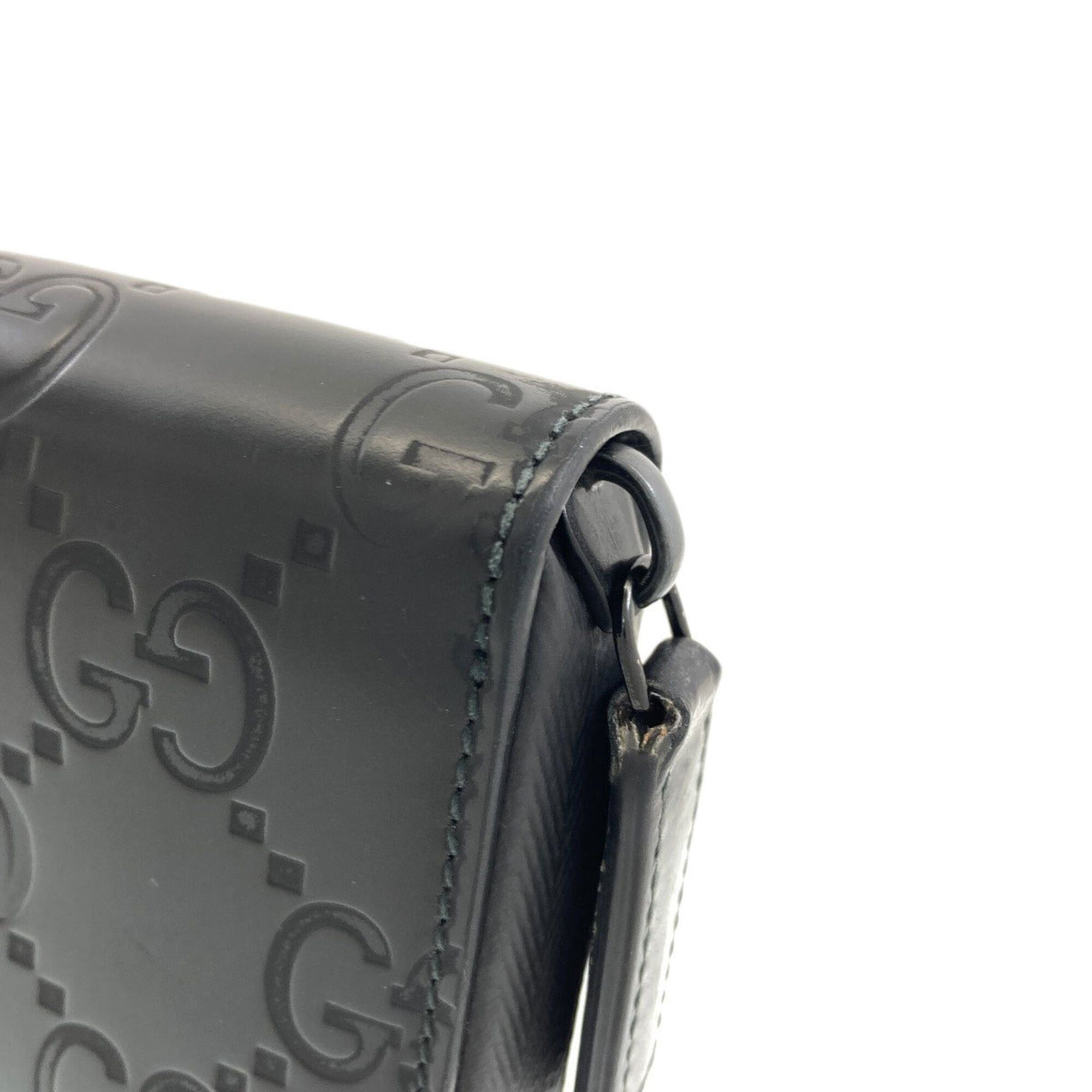 Gucci Gucci 771421 Round Zipper GG Long Wallet (with coin purse) Rubber Women's GUCCI Size ONE SIZE - 18 Thumbnail