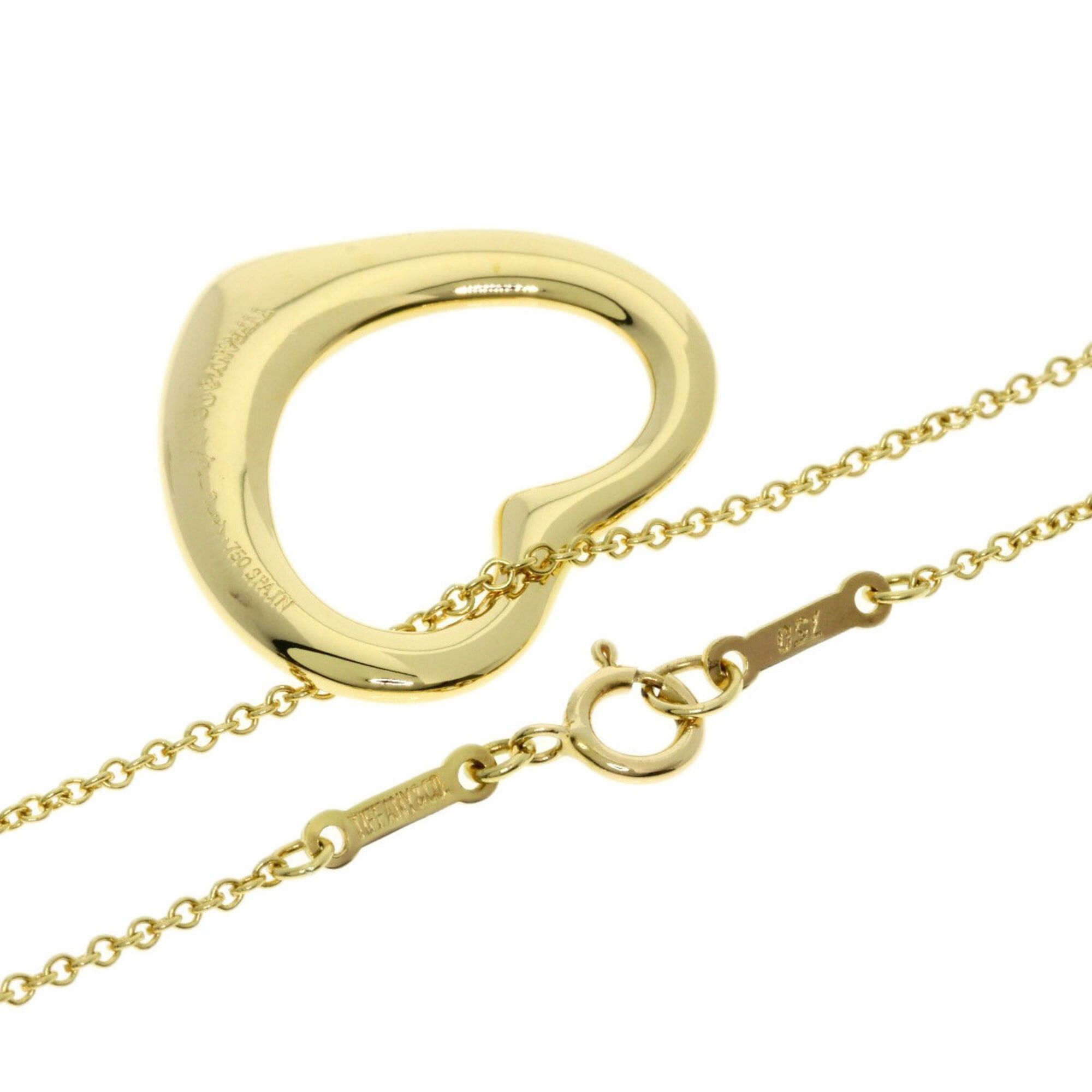 Tiffany & Co. Tiffany & Co. Open Heart Necklace, 18K Yellow Gold, Women's. Size ONE SIZE - 2 Thumbnail