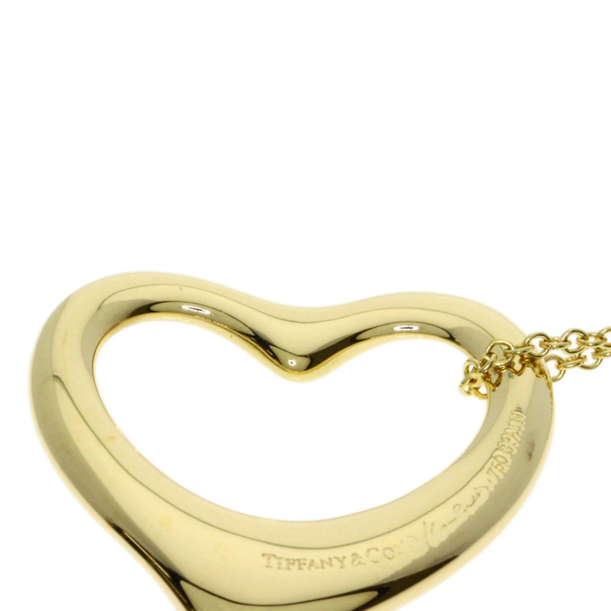Tiffany & Co. Tiffany & Co. Open Heart Necklace, 18K Yellow Gold, Women's. Size ONE SIZE - 7 Thumbnail