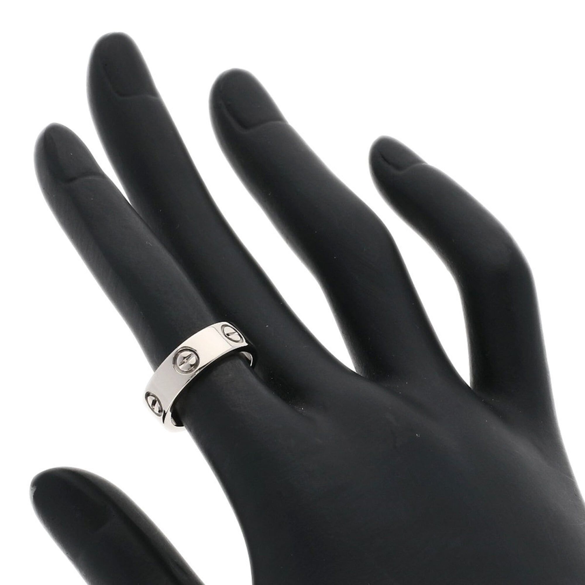 Cartier Cartier Love Ring #49, 18K White Gold, Women's Ring, CARTIER Size ONE SIZE - 5 Thumbnail