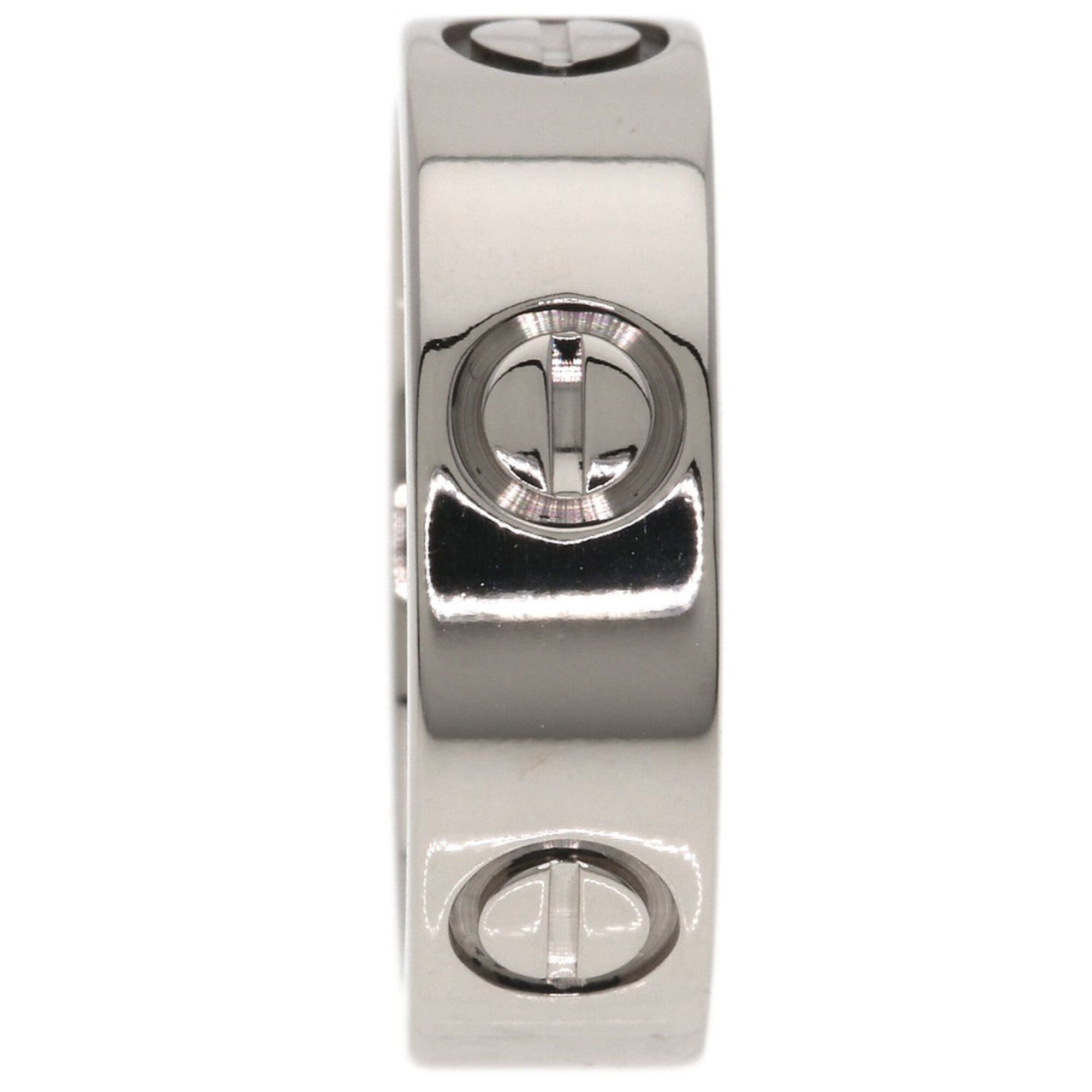 Cartier Cartier Love Ring #49, 18K White Gold, Women's Ring, CARTIER Size ONE SIZE - 3 Thumbnail