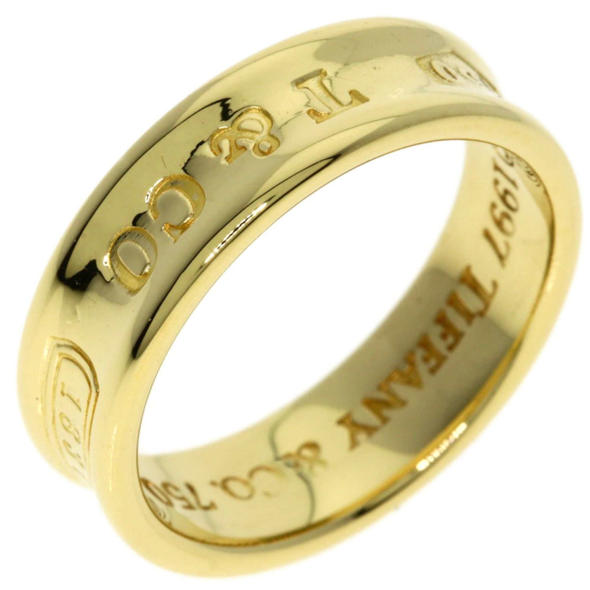 Tiffany & Co. Tiffany & Co. 1837 Narrow Ring, 18K Yellow Gold, Women's Ring. Size ONE SIZE - 2 Thumbnail