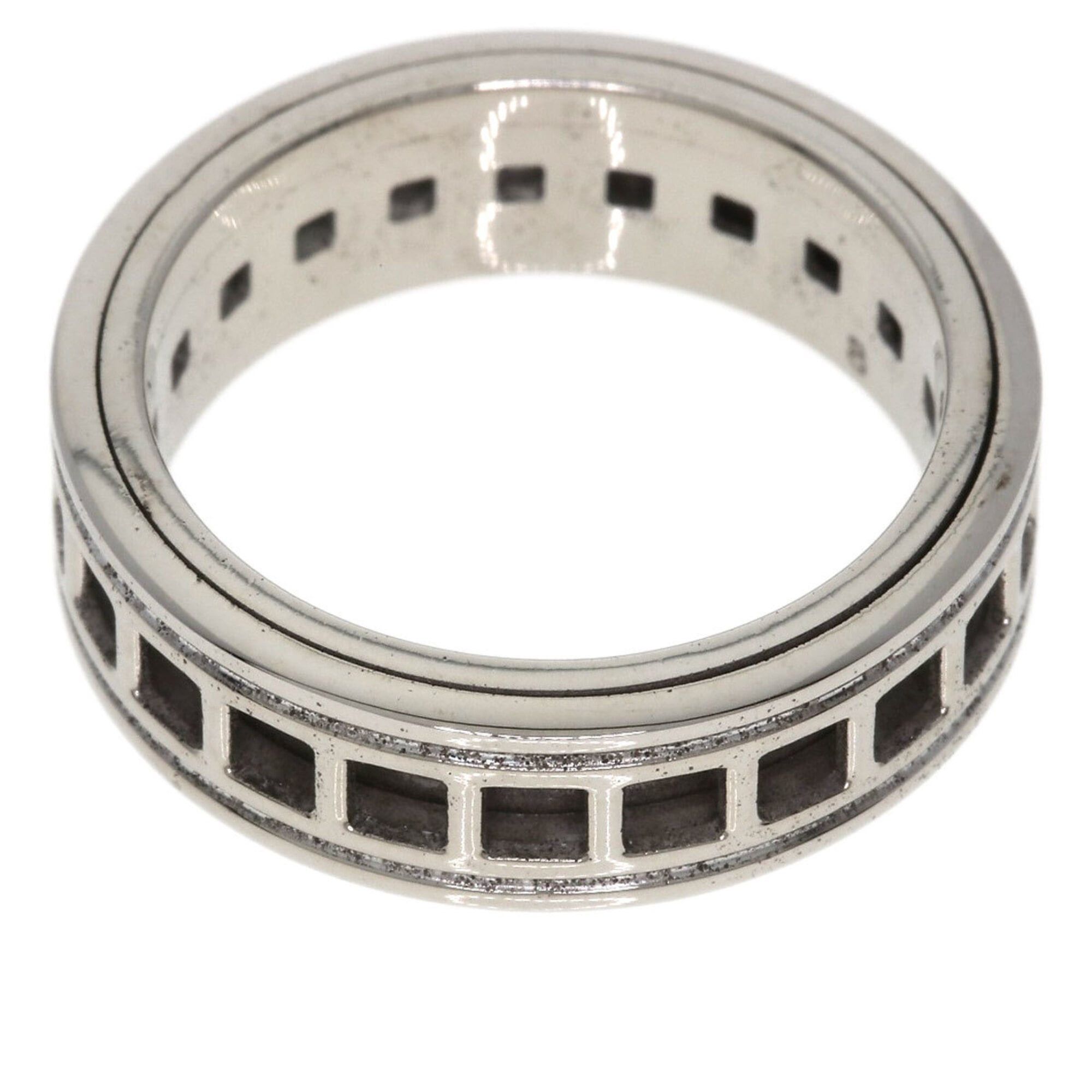 Gucci Gucci Scroll #8 Ring, 18K White Gold, Women's. Size ONE SIZE - 7 Thumbnail