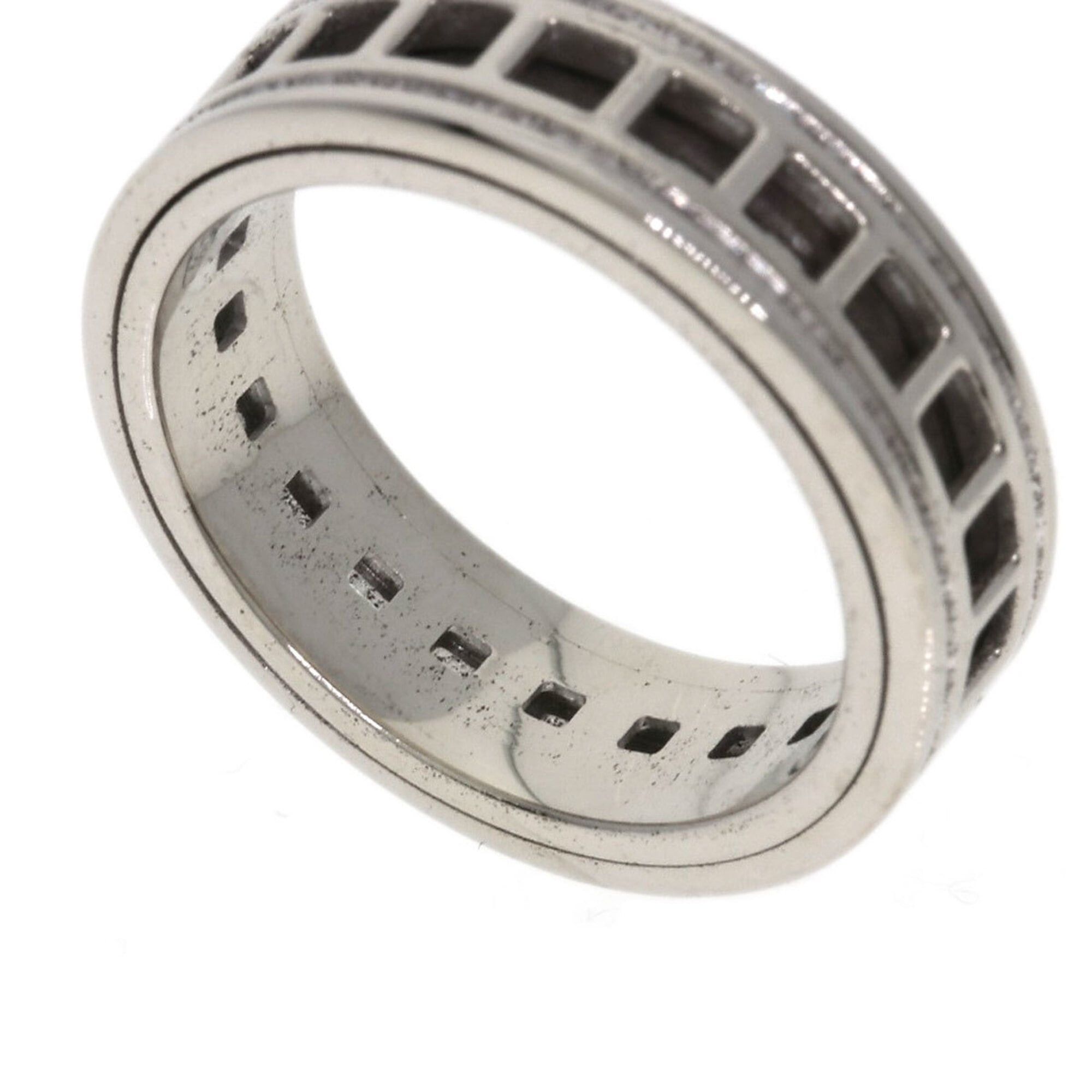 Gucci Gucci Scroll #8 Ring, 18K White Gold, Women's. Size ONE SIZE - 6 Thumbnail