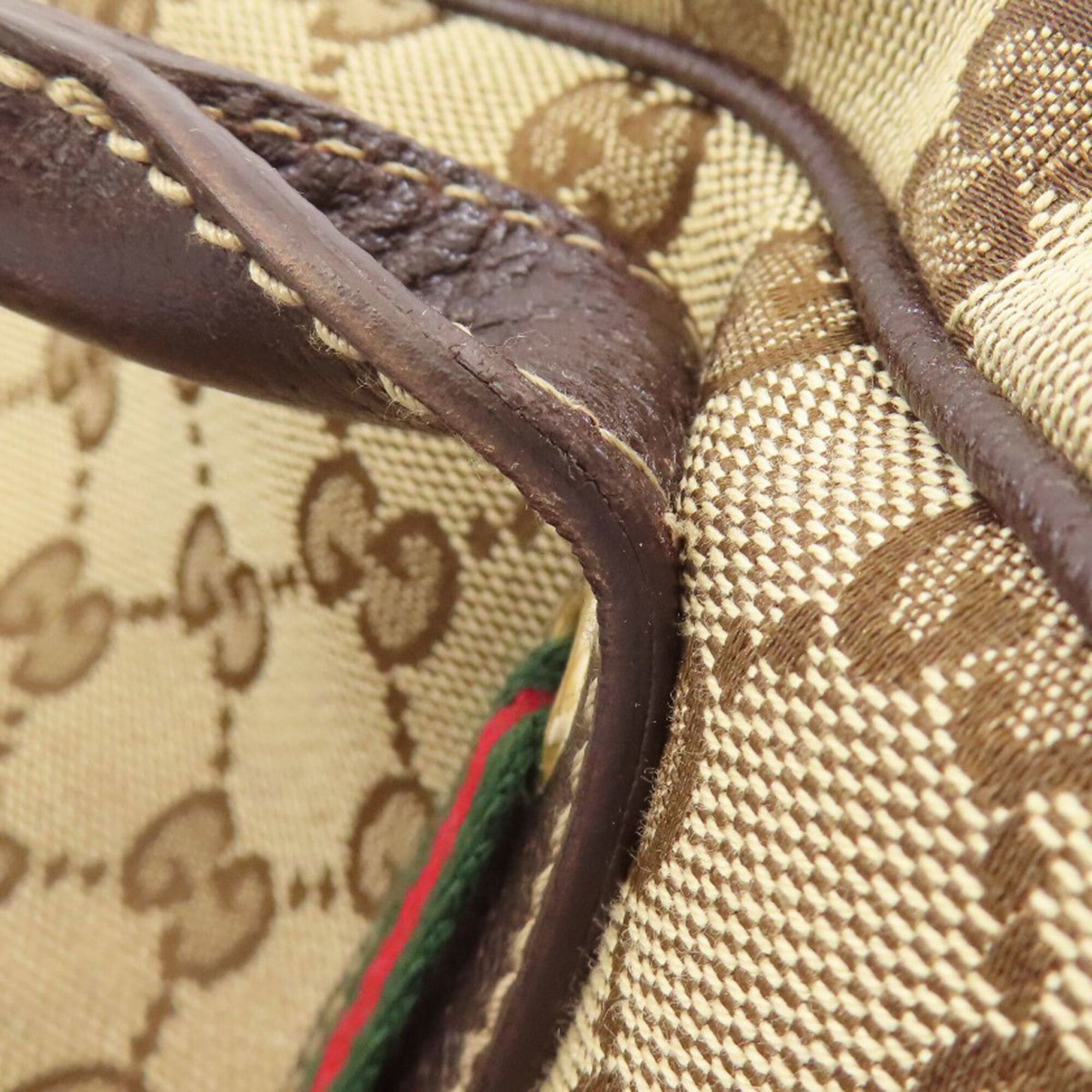 Gucci Gucci 161720 Princy GG Mini Boston Tote Bag Canvas Women's GUCCI Size ONE SIZE - 15 Thumbnail