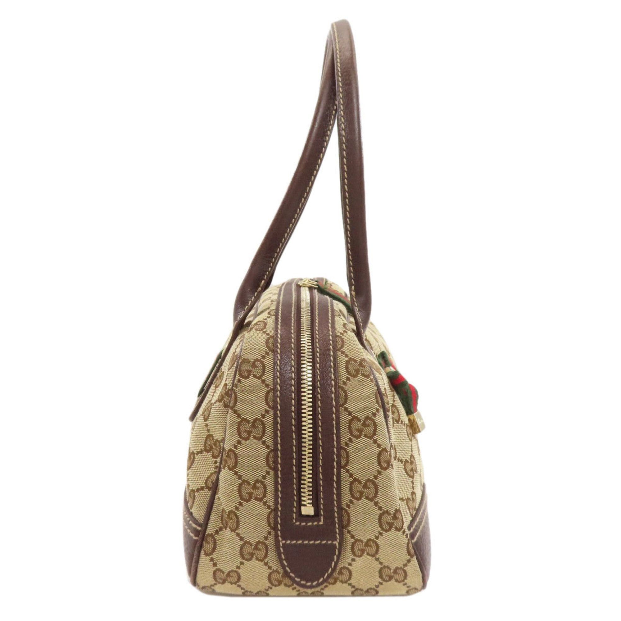 Gucci Gucci 161720 Princy GG Mini Boston Tote Bag Canvas Women's GUCCI Size ONE SIZE - 3 Thumbnail