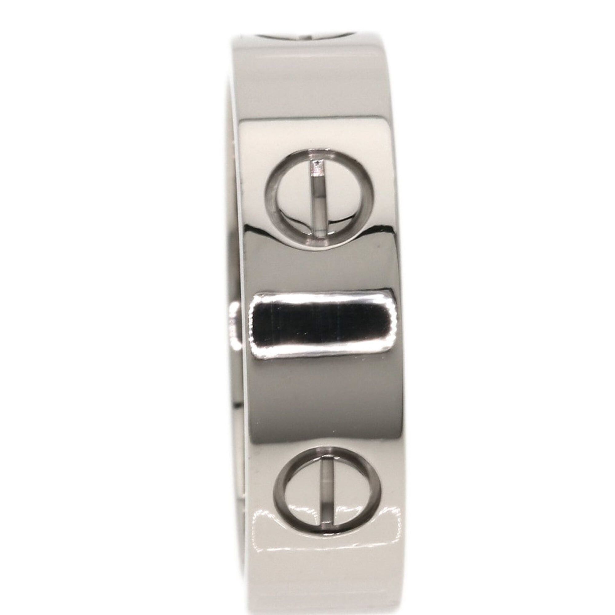 Cartier Cartier Love Ring #61, 18K White Gold, Women's Ring, CARTIER Size ONE SIZE - 9 Thumbnail