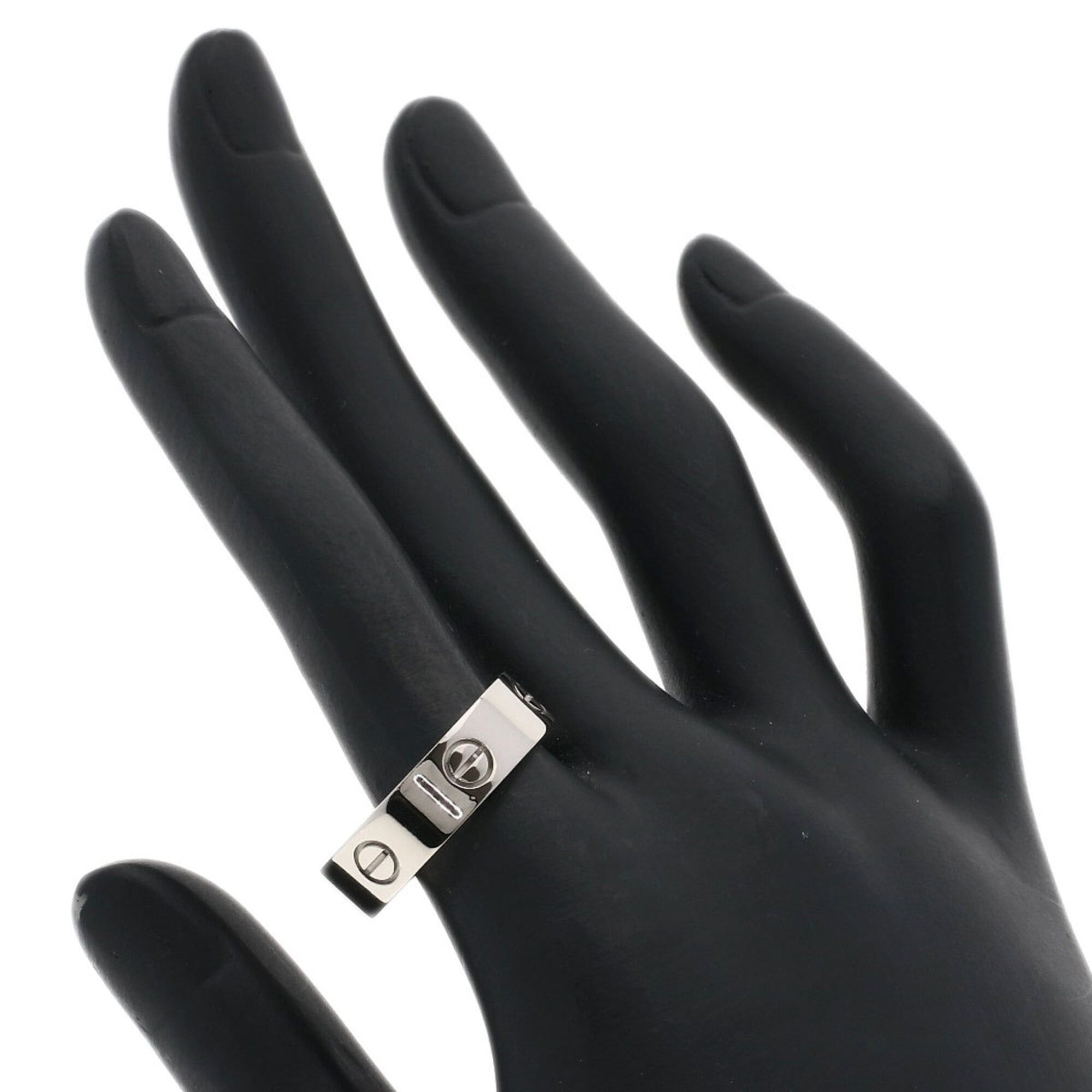Cartier Cartier Love Ring #61, 18K White Gold, Women's Ring, CARTIER Size ONE SIZE - 5 Thumbnail
