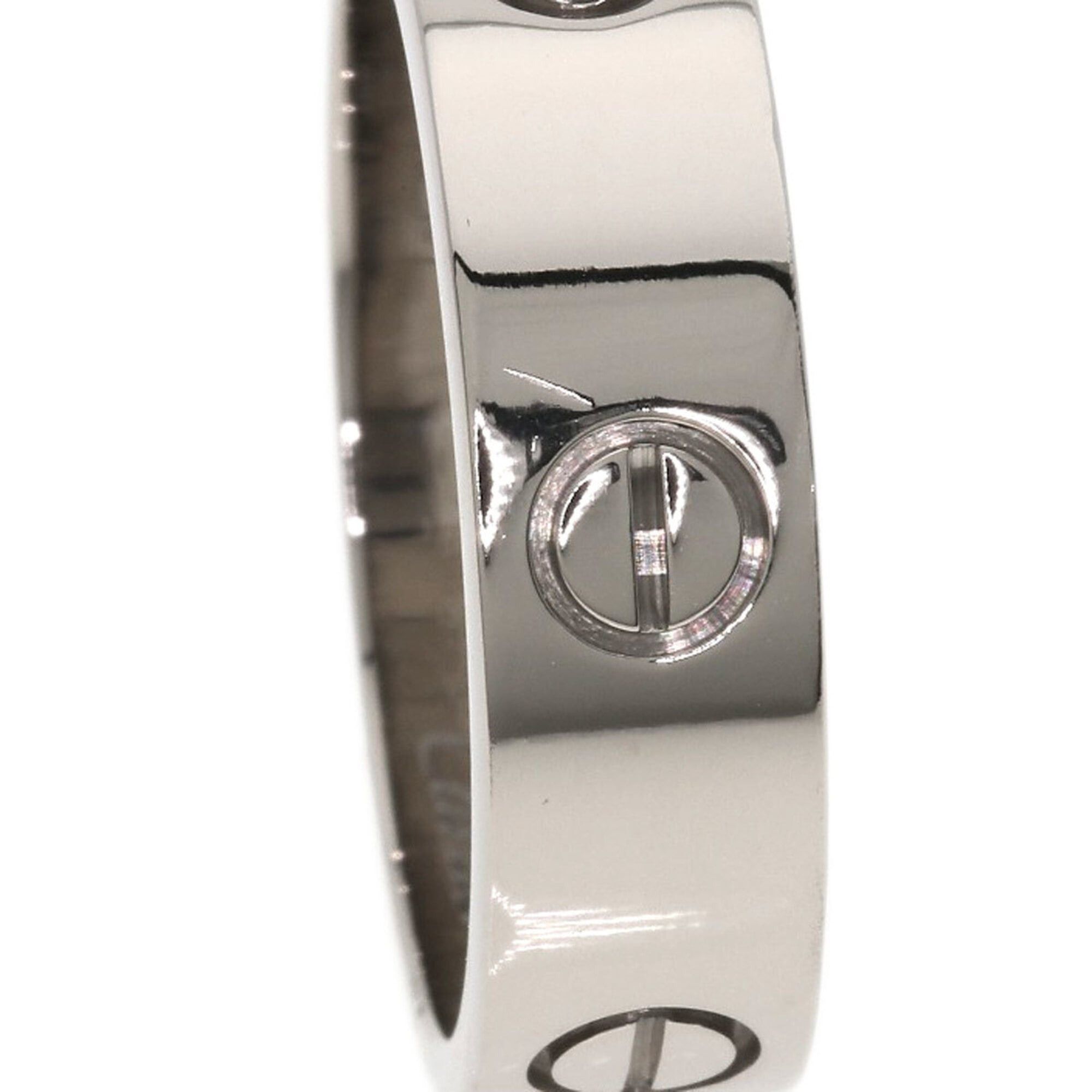 Cartier Cartier Love Ring #61, 18K White Gold, Women's Ring, CARTIER Size ONE SIZE - 6 Thumbnail