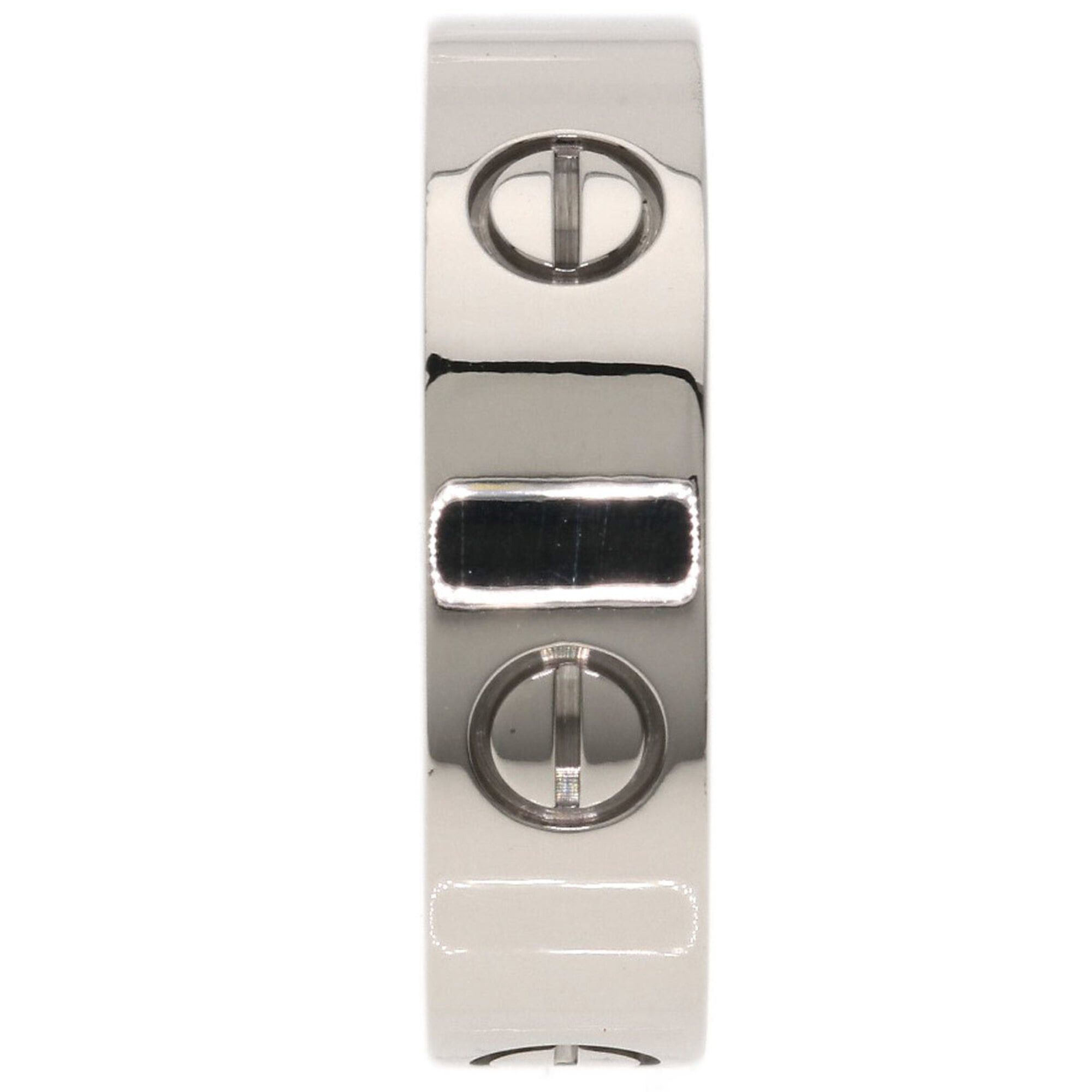 Cartier Cartier Love Ring #61, 18K White Gold, Women's Ring, CARTIER Size ONE SIZE - 3 Thumbnail