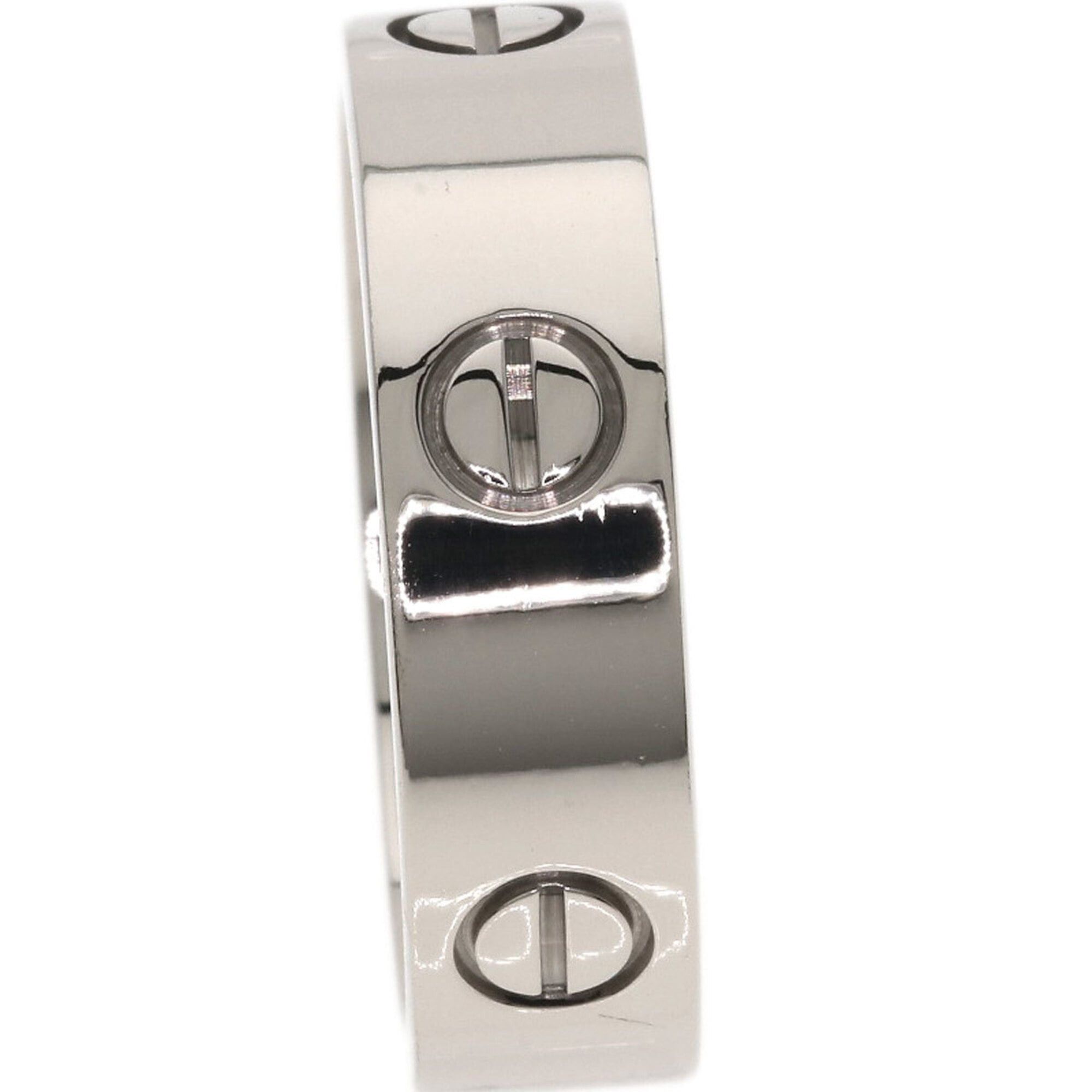 Cartier Cartier Love Ring #61, 18K White Gold, Women's Ring, CARTIER Size ONE SIZE - 8 Thumbnail