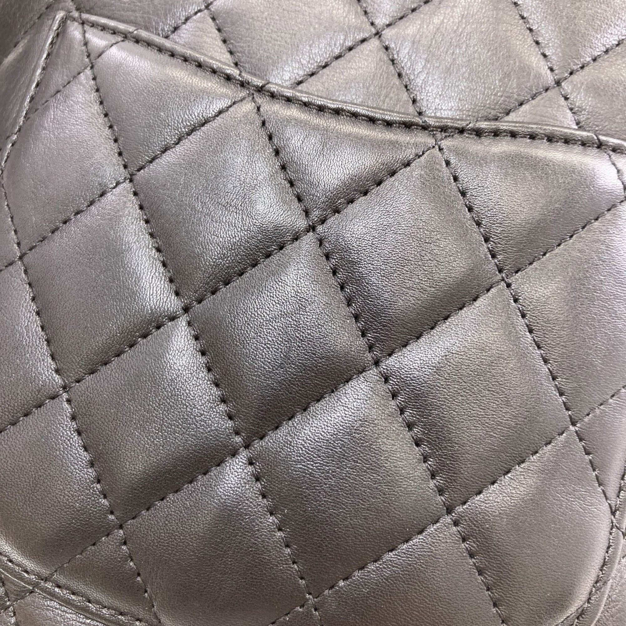 Chanel Chanel Cambon Line Shoulder Bag, Silver Hardware, Lambskin, Women's CHANEL Size ONE SIZE - 15 Thumbnail