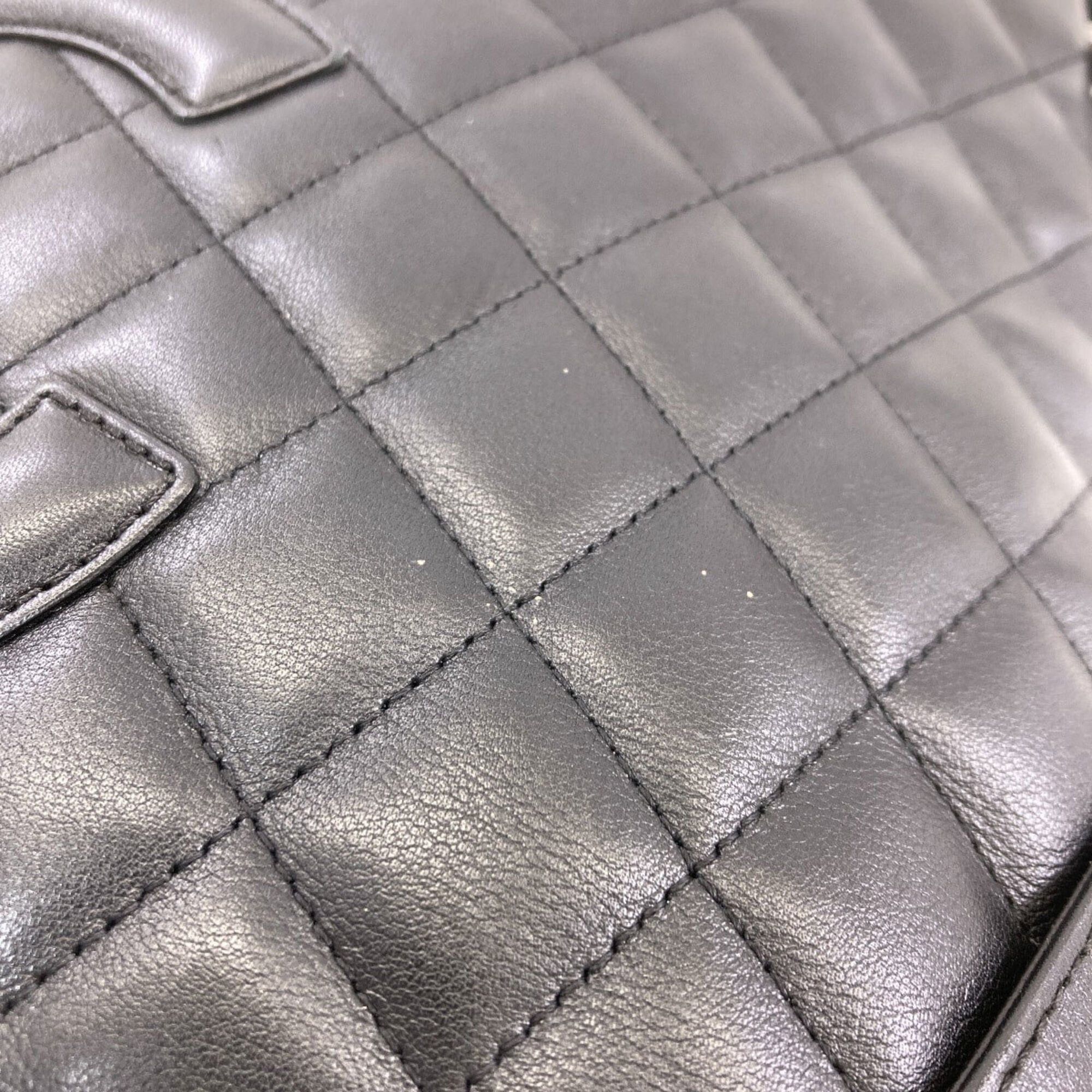 Chanel Chanel Cambon Line Shoulder Bag, Silver Hardware, Lambskin, Women's CHANEL Size ONE SIZE - 12 Thumbnail