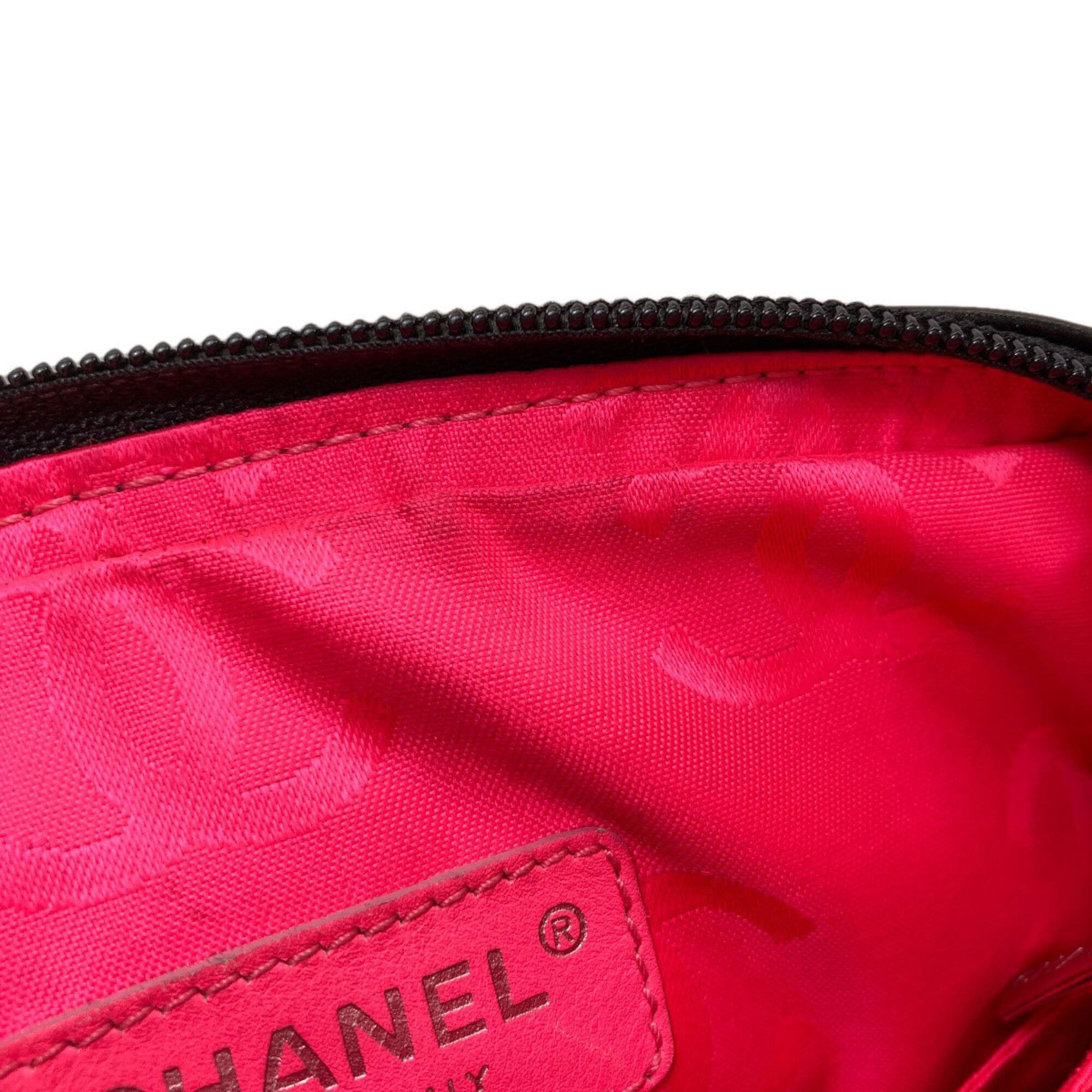 Chanel Chanel Cambon Line Shoulder Bag, Silver Hardware, Lambskin, Women's CHANEL Size ONE SIZE - 9 Thumbnail