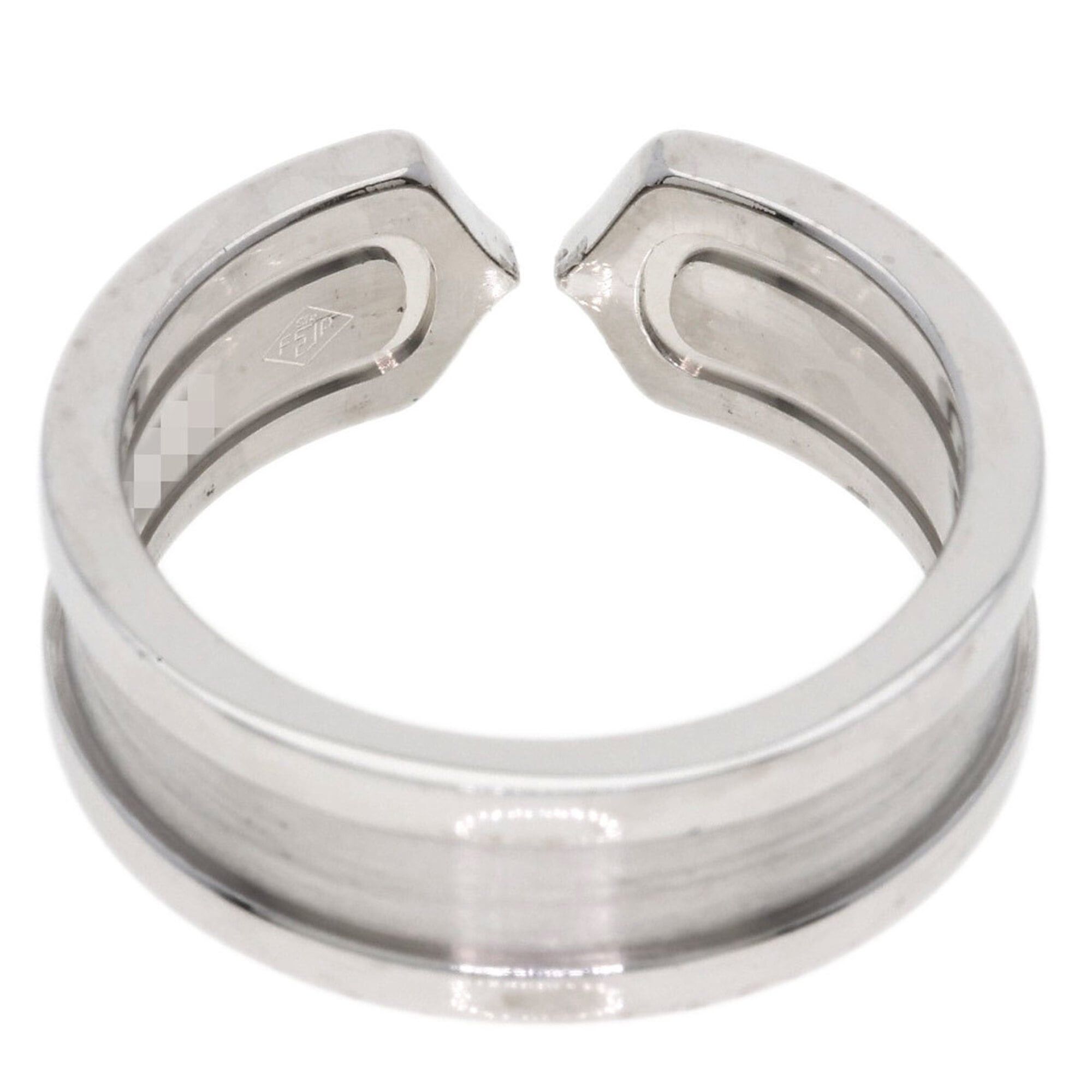 Cartier Cartier C2 Ring SM Diamond #52 Ring, 18K White Gold, Women's, CARTIER Size ONE SIZE - 4 Thumbnail