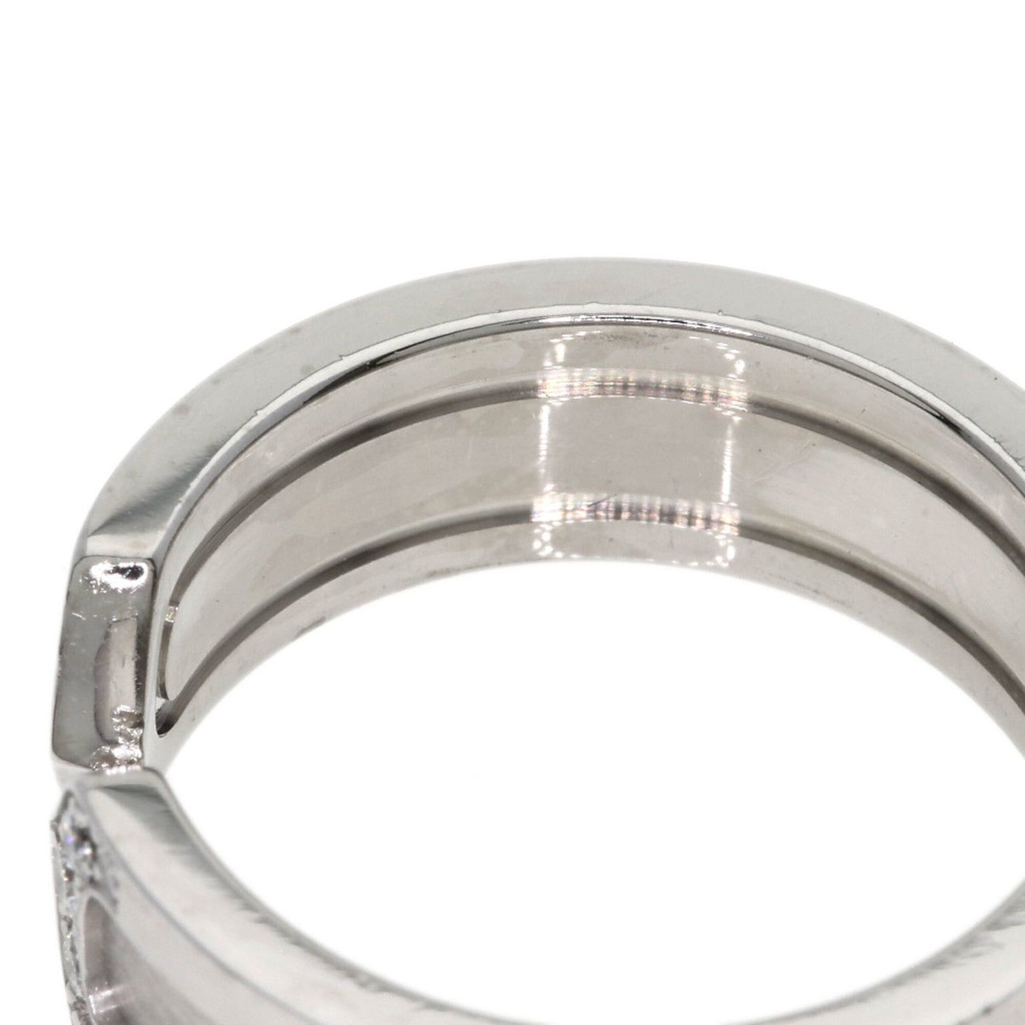Cartier Cartier C2 Ring SM Diamond #52 Ring, 18K White Gold, Women's, CARTIER Size ONE SIZE - 9 Thumbnail