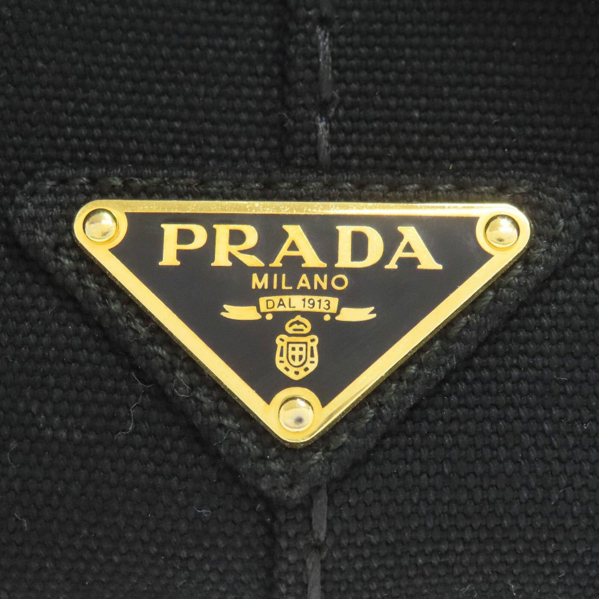 Prada Prada B2439G Canapa 2-Way Handbag Canvas Women's PRADA Size ONE SIZE - 9 Thumbnail