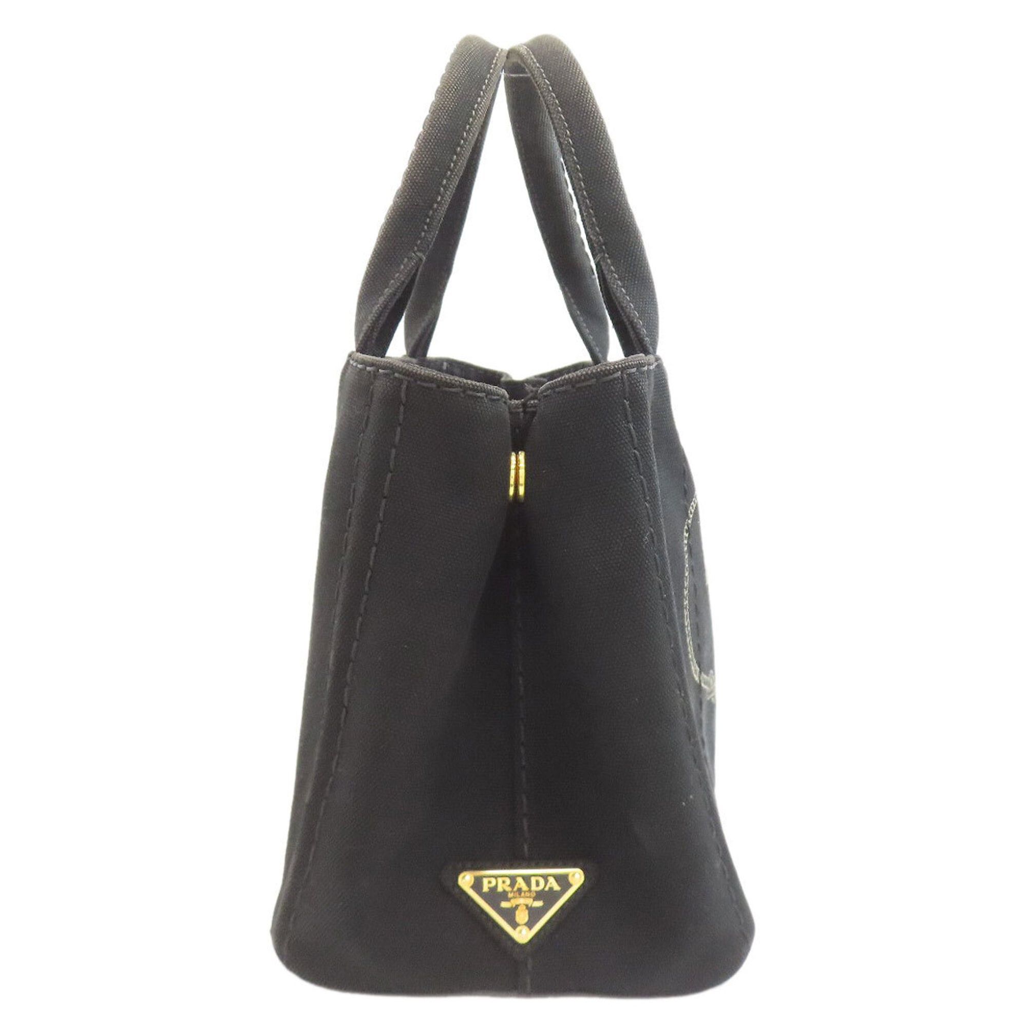 Prada Prada B2439G Canapa 2-Way Handbag Canvas Women's PRADA Size ONE SIZE - 3 Thumbnail