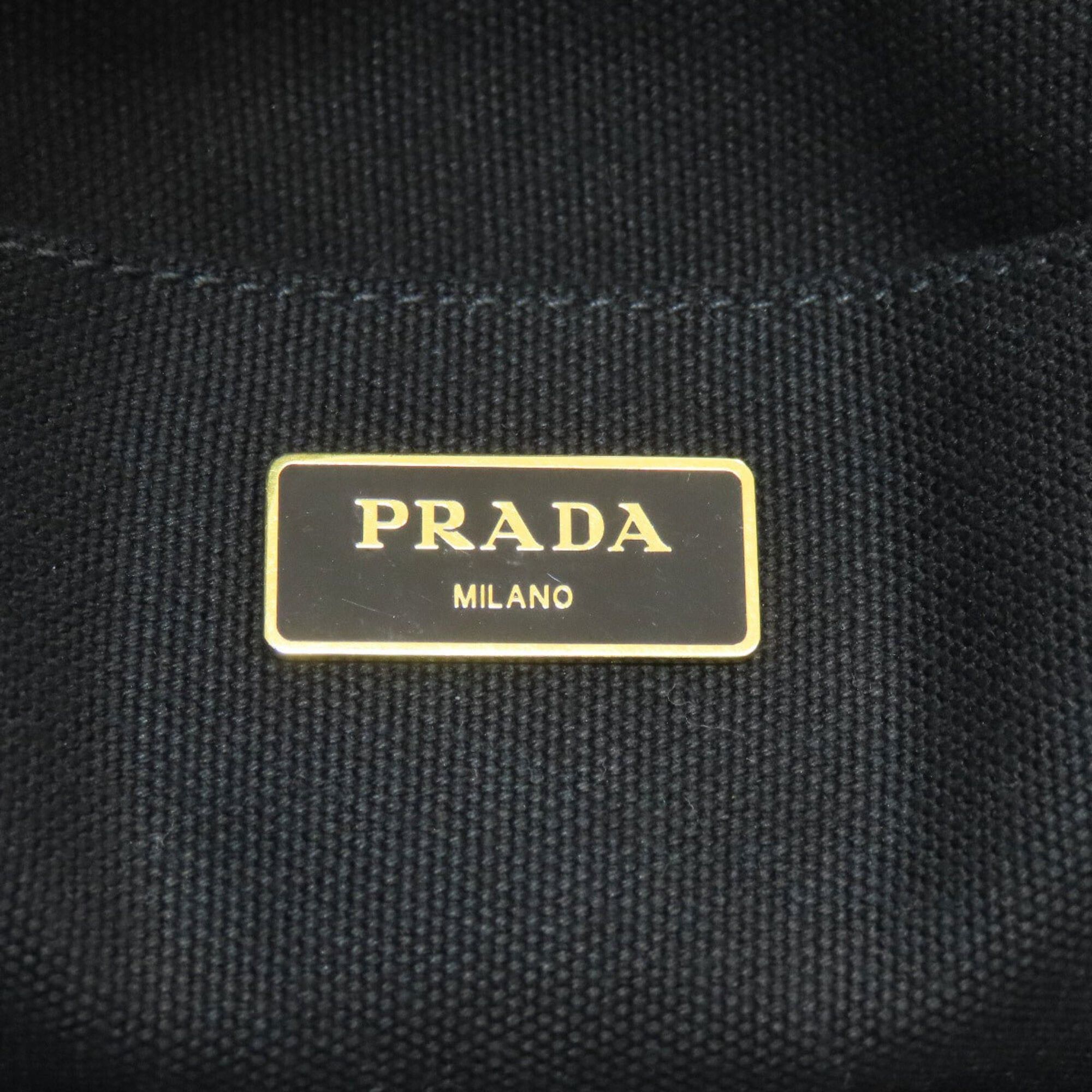 Prada Prada B2439G Canapa 2-Way Handbag Canvas Women's PRADA Size ONE SIZE - 6 Thumbnail