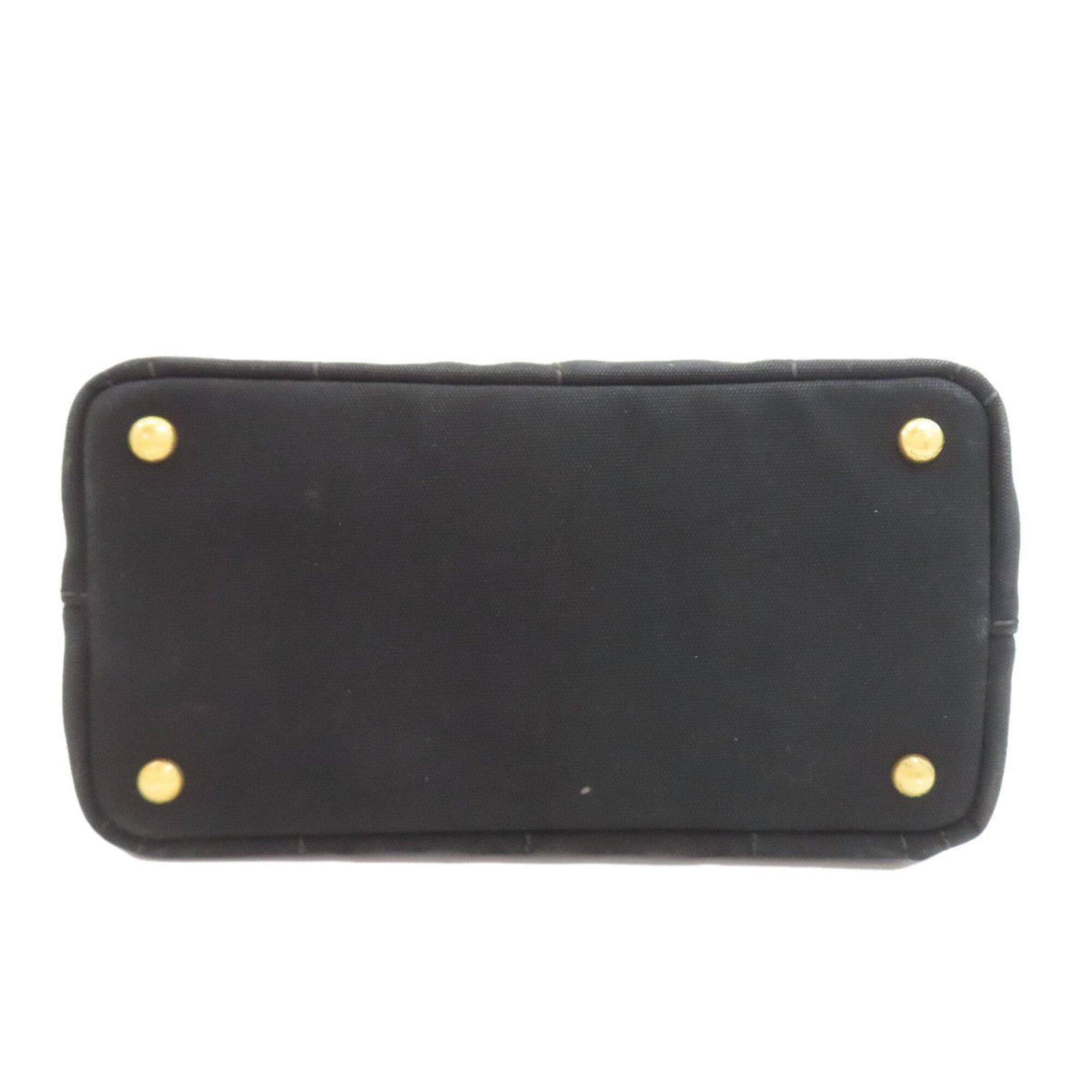 Prada Prada B2439G Canapa 2-Way Handbag Canvas Women's PRADA Size ONE SIZE - 4 Thumbnail