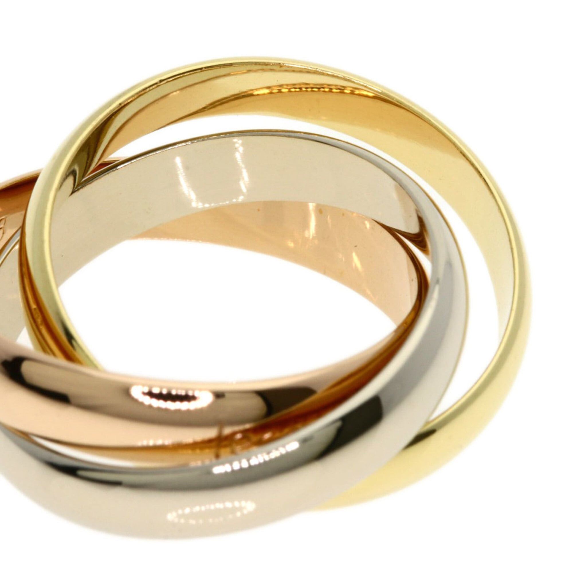 Cartier Cartier Trinity #48 Ring - 18K Yellow Gold/18K Pink White Gold Women's CARTIER Size ONE SIZE - 5 Thumbnail