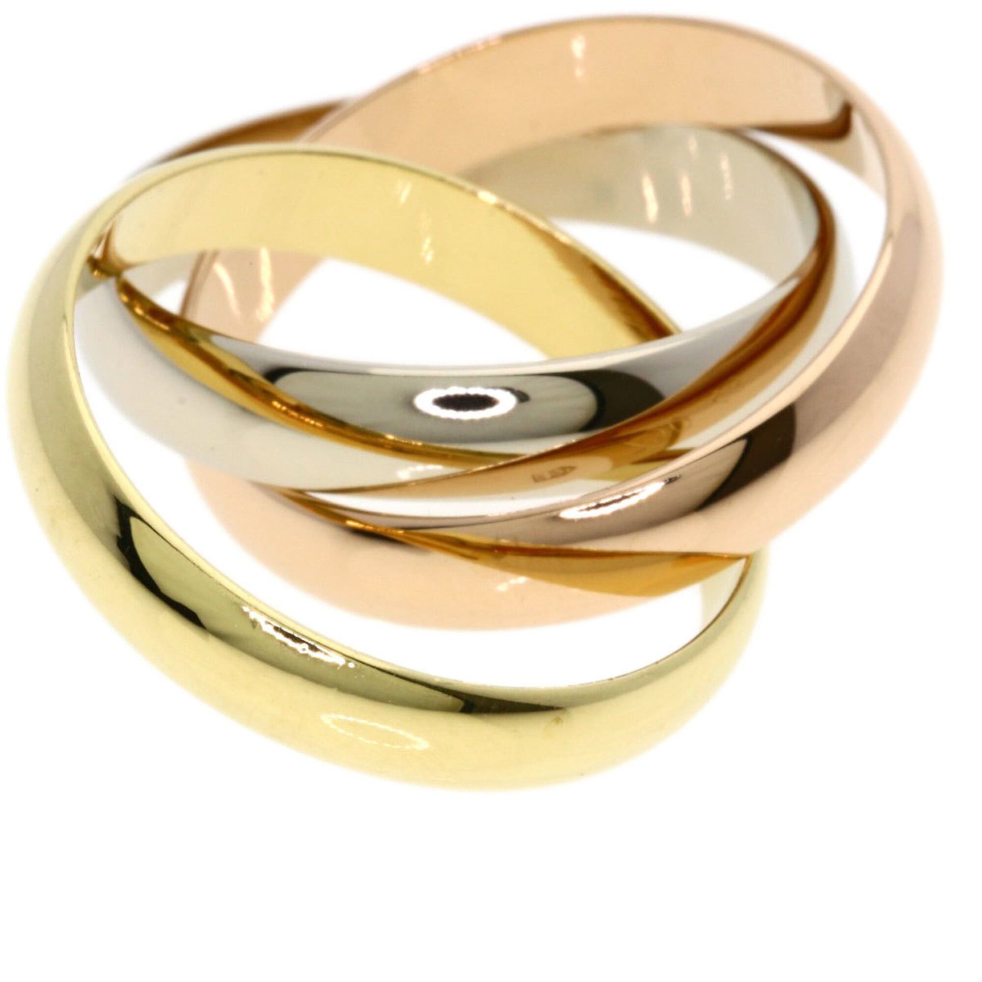 Cartier Cartier Trinity #48 Ring - 18K Yellow Gold/18K Pink White Gold Women's CARTIER Size ONE SIZE - 6 Thumbnail