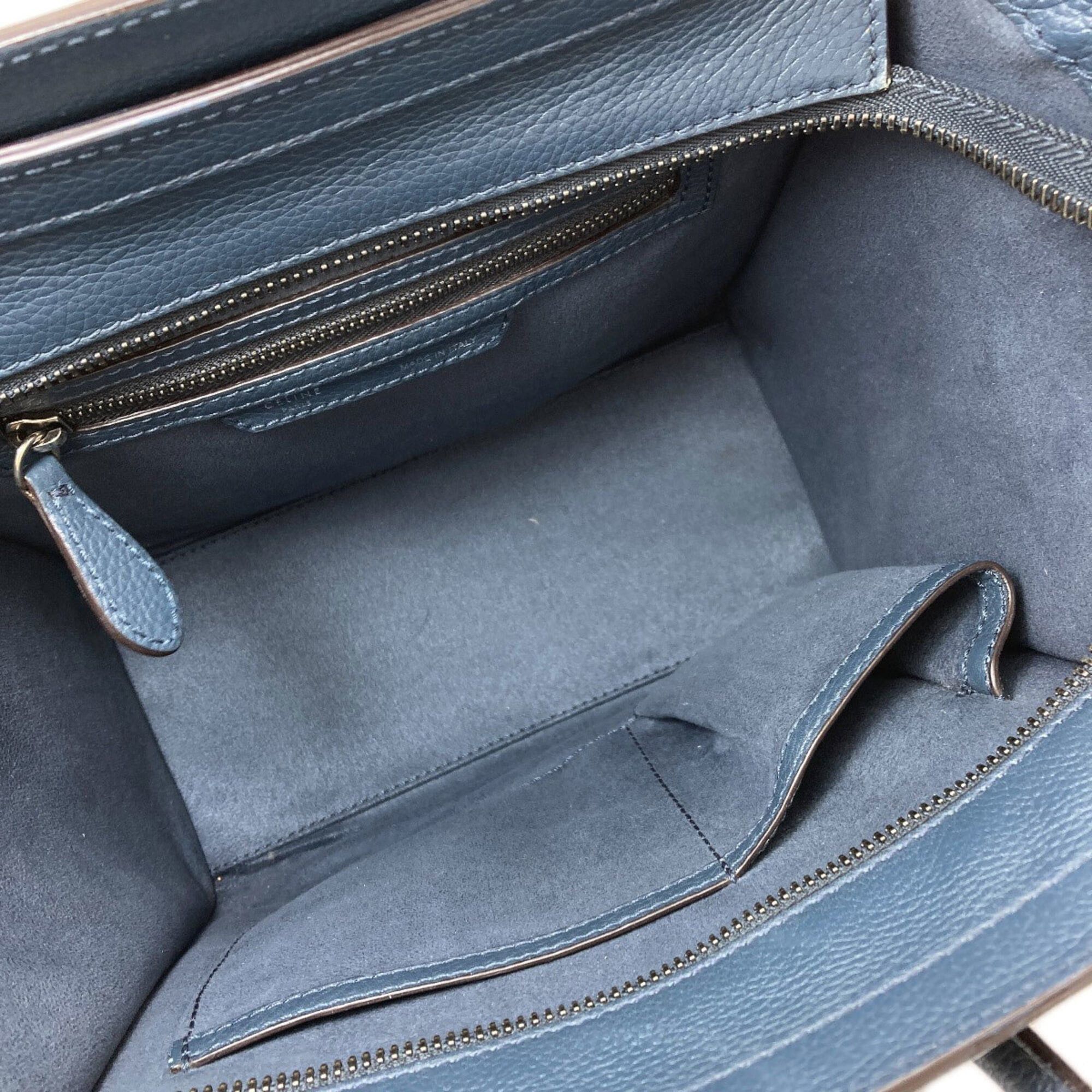 Celine Celine Luggage Micro Tote Bag, Calfskin, Women's Size ONE SIZE - 5 Thumbnail
