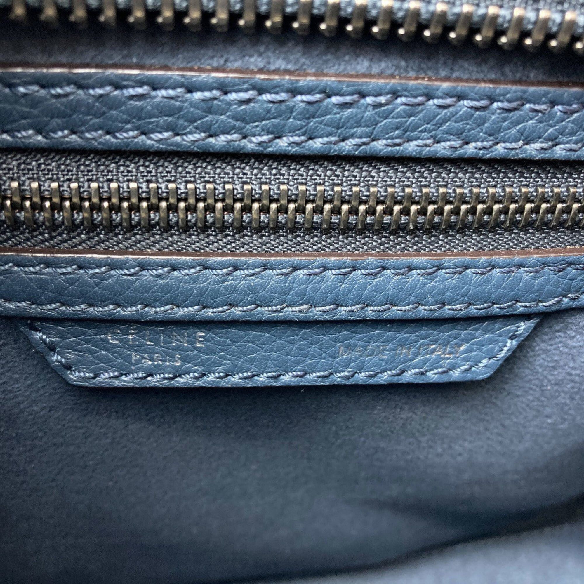 Celine Celine Luggage Micro Tote Bag, Calfskin, Women's Size ONE SIZE - 6 Thumbnail