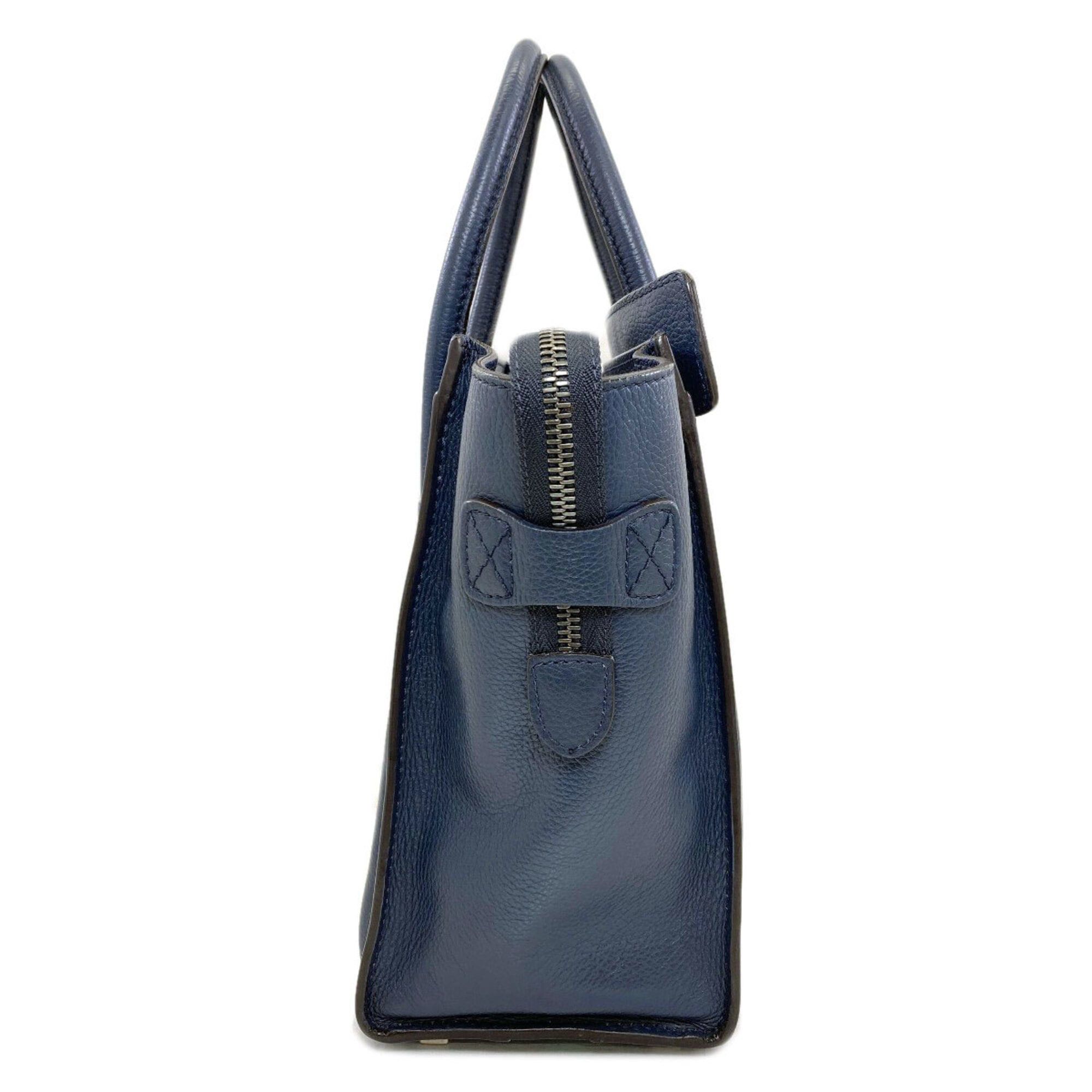 Celine Celine Luggage Micro Tote Bag, Calfskin, Women's Size ONE SIZE - 3 Thumbnail