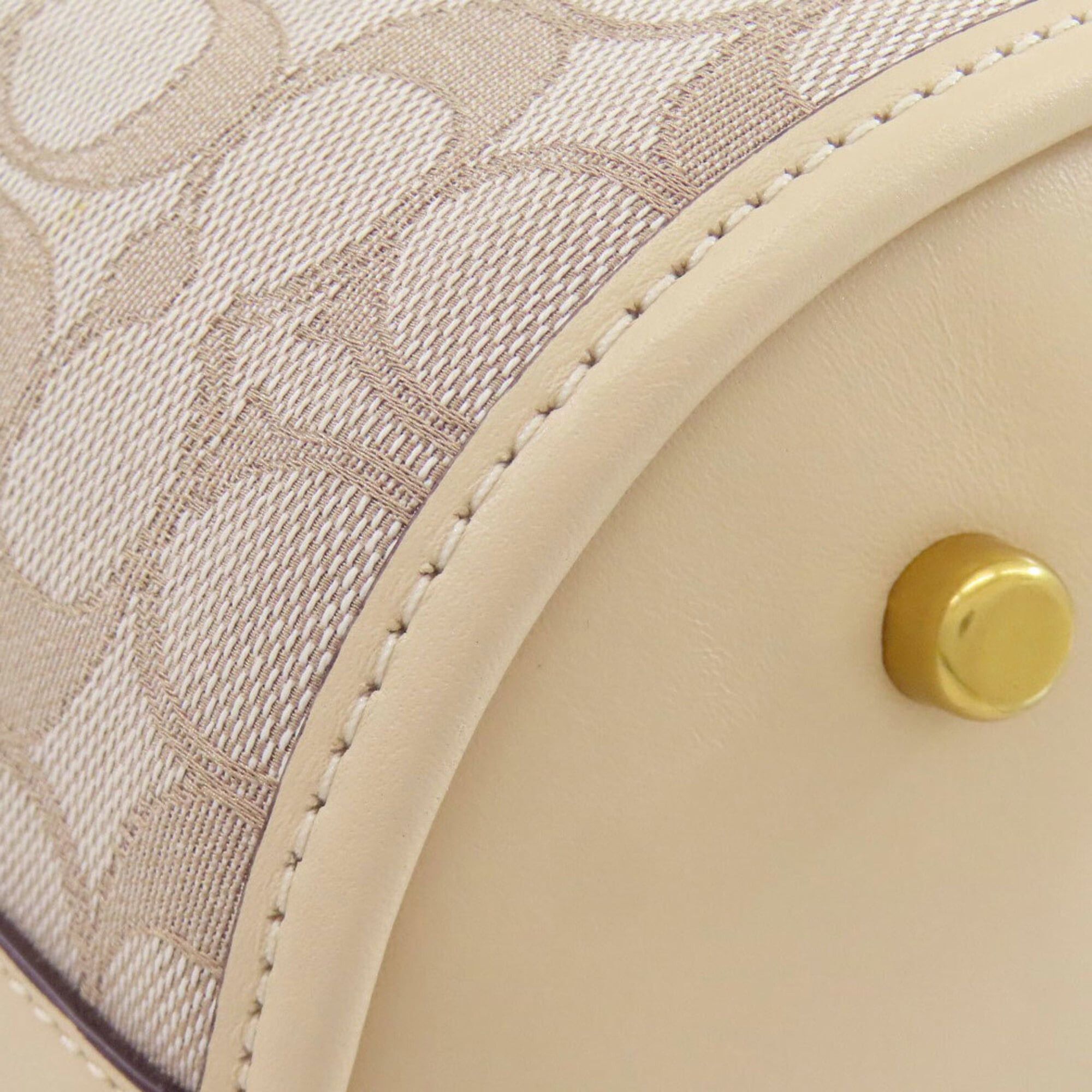 Coach Coach C3853 Field Bucket Signature 2-Way Handbag Canvas Women's COACH Size ONE SIZE - 25 Thumbnail