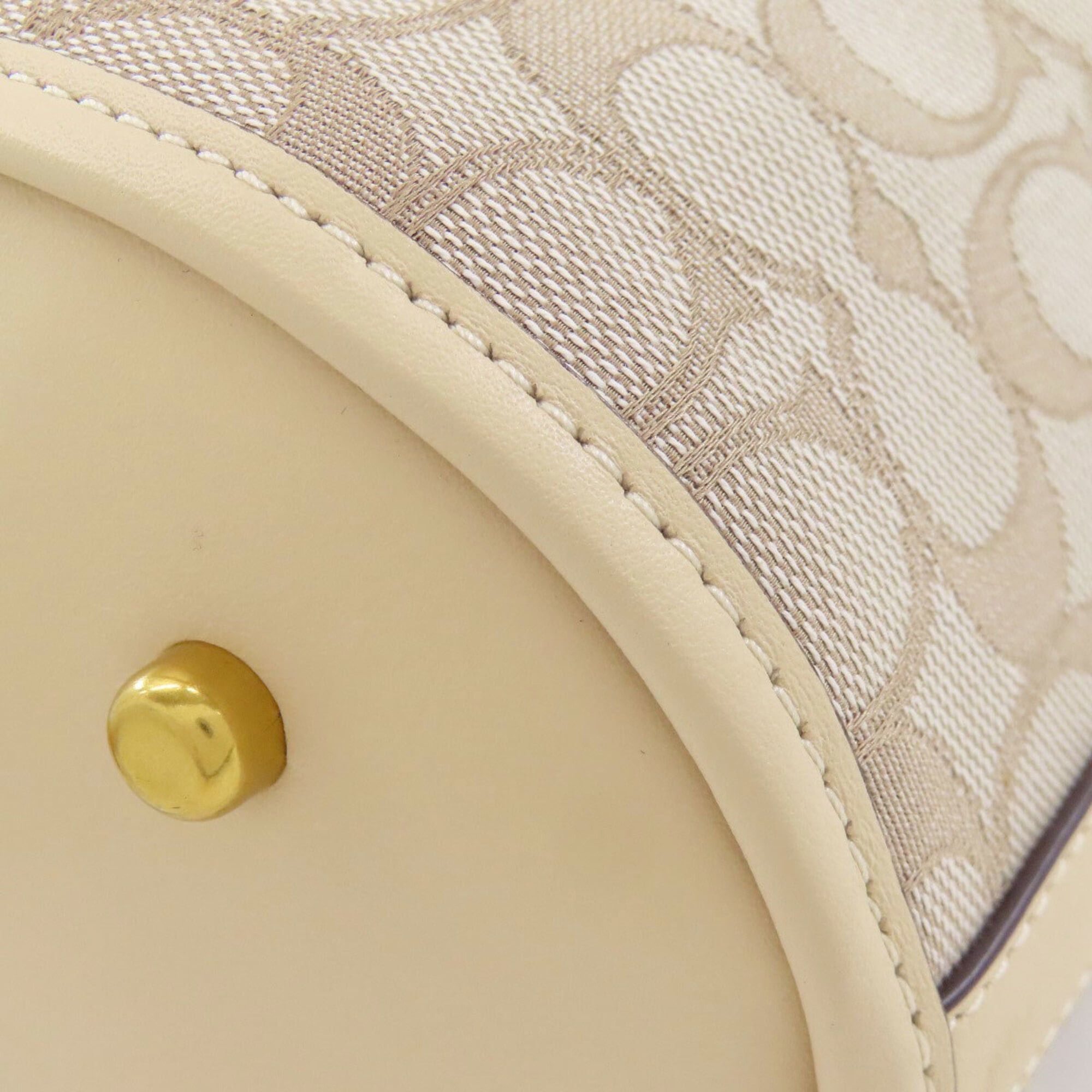 Coach Coach C3853 Field Bucket Signature 2-Way Handbag Canvas Women's COACH Size ONE SIZE - 22 Thumbnail