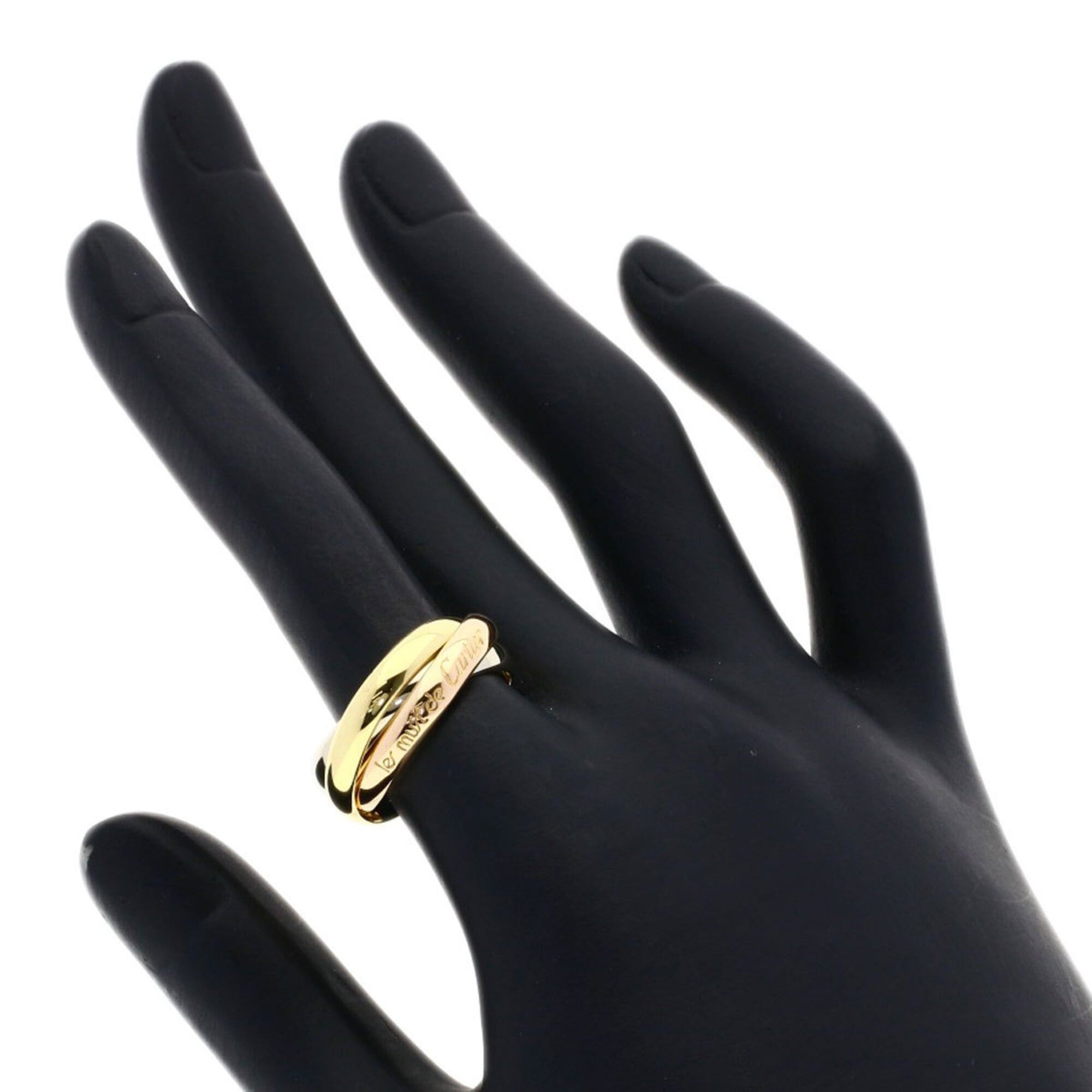 Cartier Cartier Trinity #53 Ring - 18K Yellow Gold/18K Pink White Gold Women's CARTIER Size ONE SIZE - 4 Thumbnail