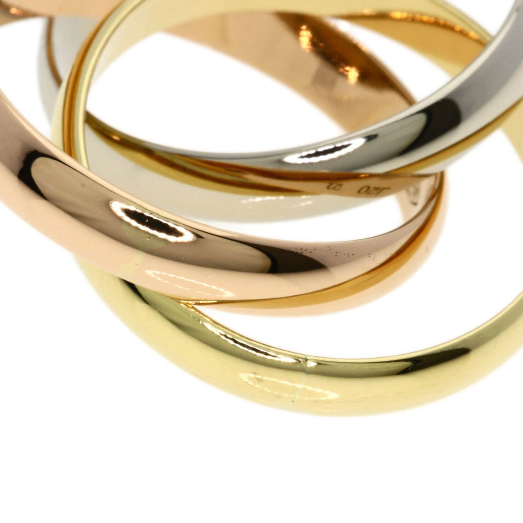 Cartier Cartier Trinity #53 Ring - 18K Yellow Gold/18K Pink White Gold Women's CARTIER Size ONE SIZE - 5 Thumbnail