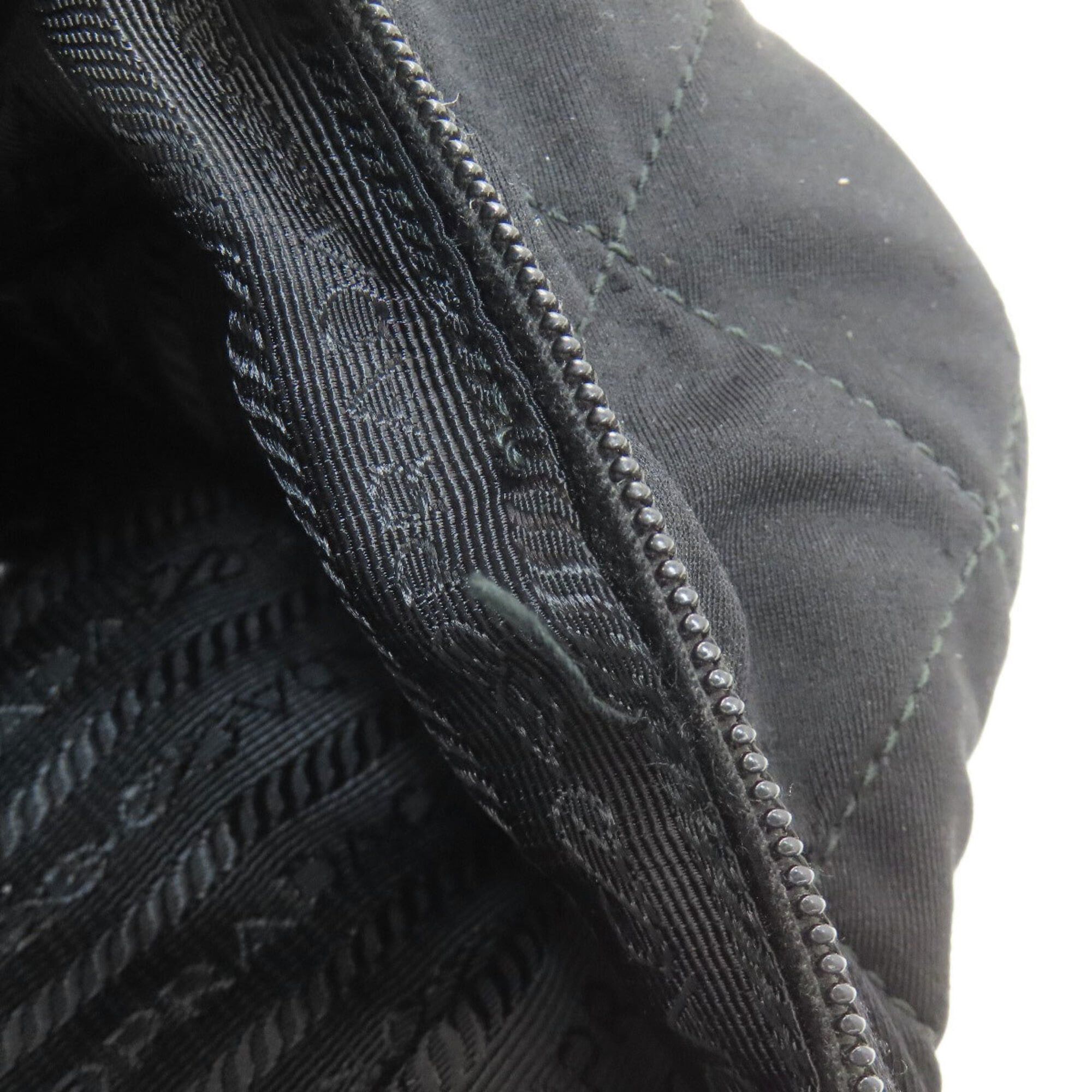 Prada Prada Quilted 2-Way Handbag, Cotton Canvas, Women's PRADA Size ONE SIZE - 13 Thumbnail