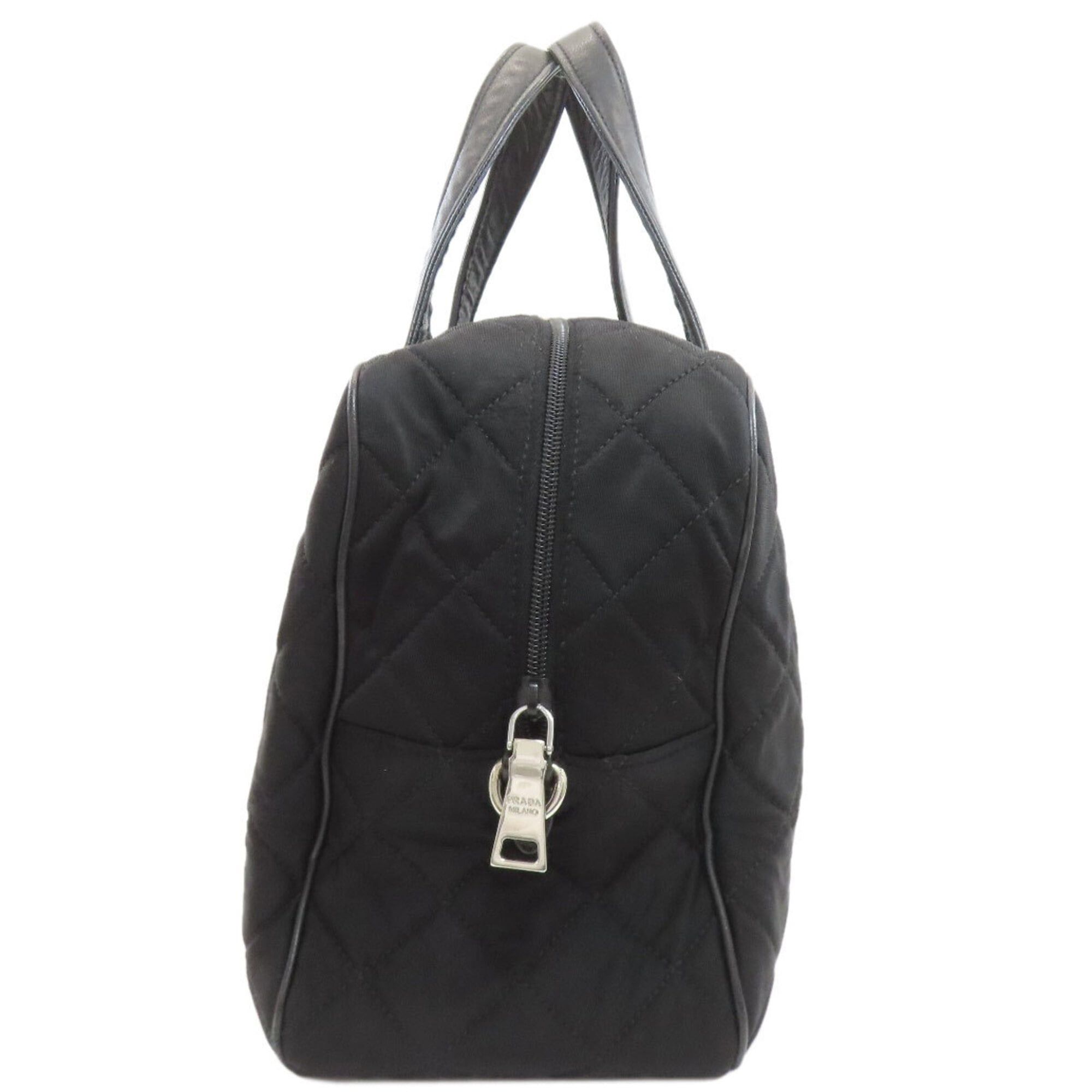 Prada Prada Quilted 2-Way Handbag, Cotton Canvas, Women's PRADA Size ONE SIZE - 3 Thumbnail