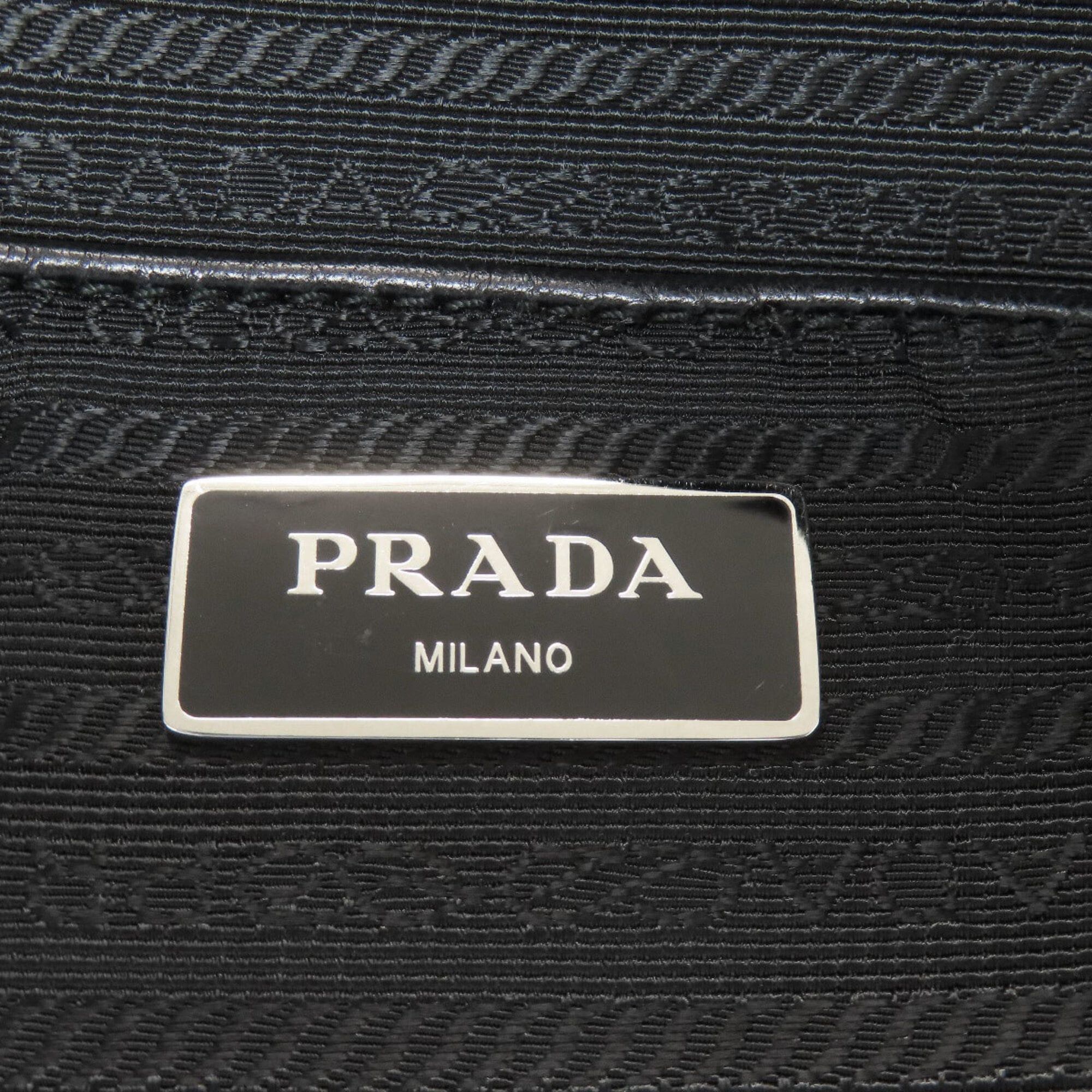 Prada Prada Quilted 2-Way Handbag, Cotton Canvas, Women's PRADA Size ONE SIZE - 6 Thumbnail