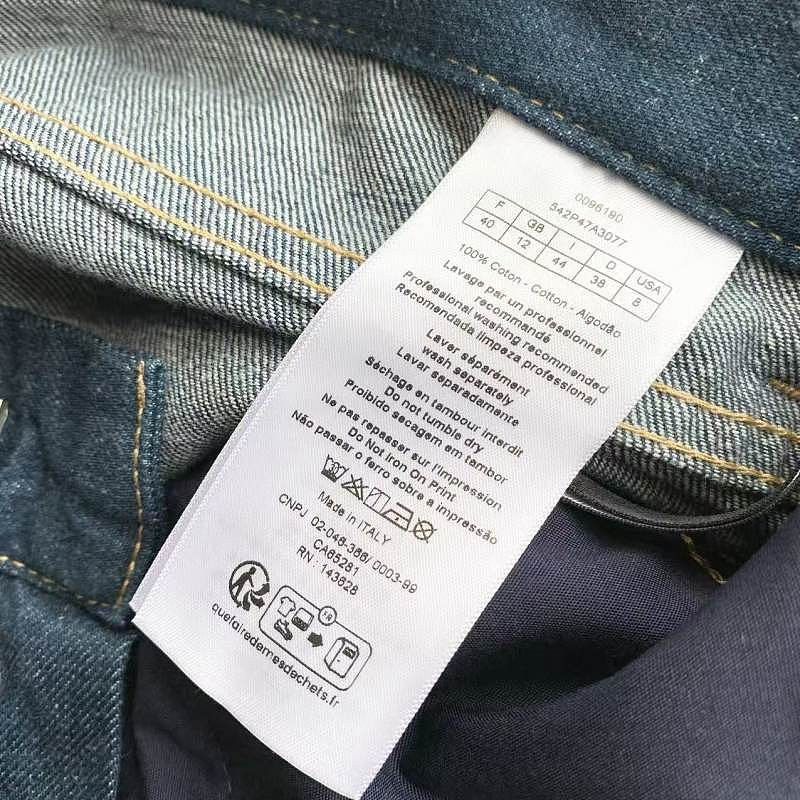 Dior Dior Monogram Cuff Jeans Size 40 Size 28" / US 6 / IT 42 - 4 Thumbnail