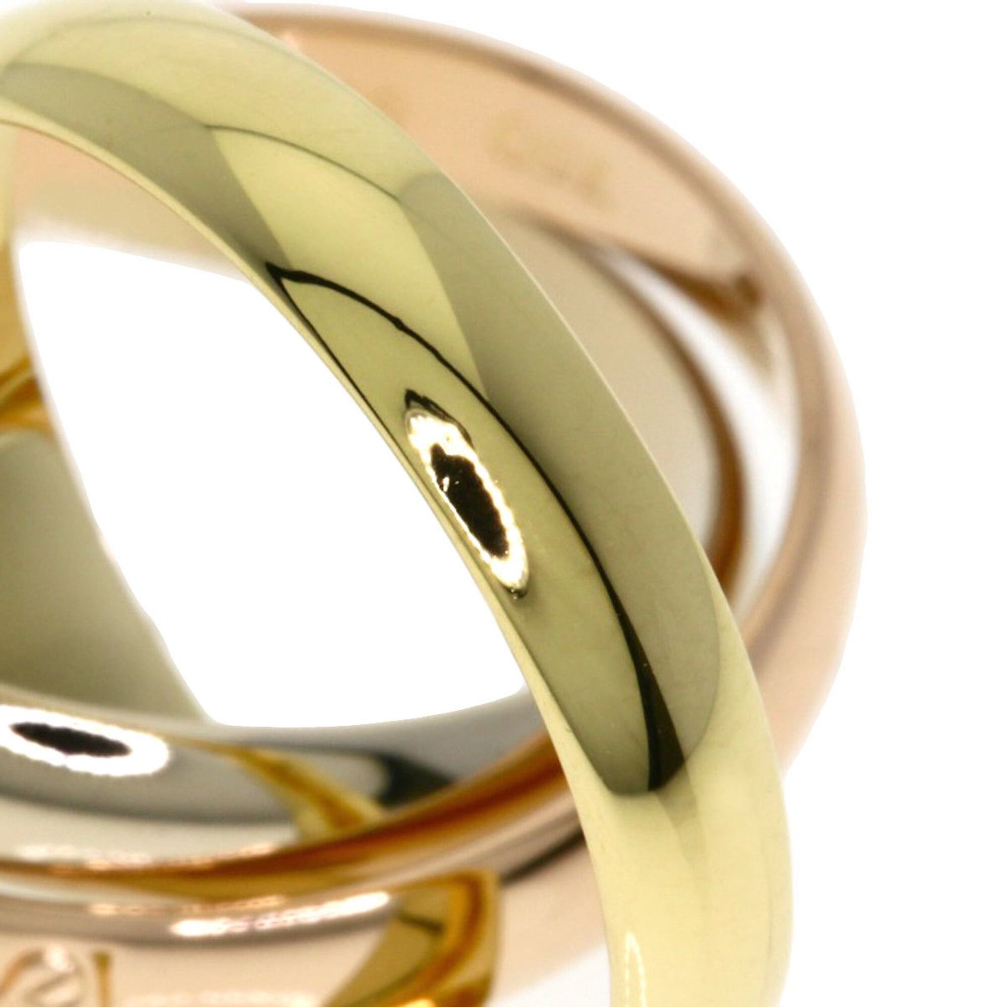 Cartier Cartier Trinity #50 Ring - 18K Pink Gold/18K Yellow White Gold Women's CARTIER Size ONE SIZE - 6 Thumbnail